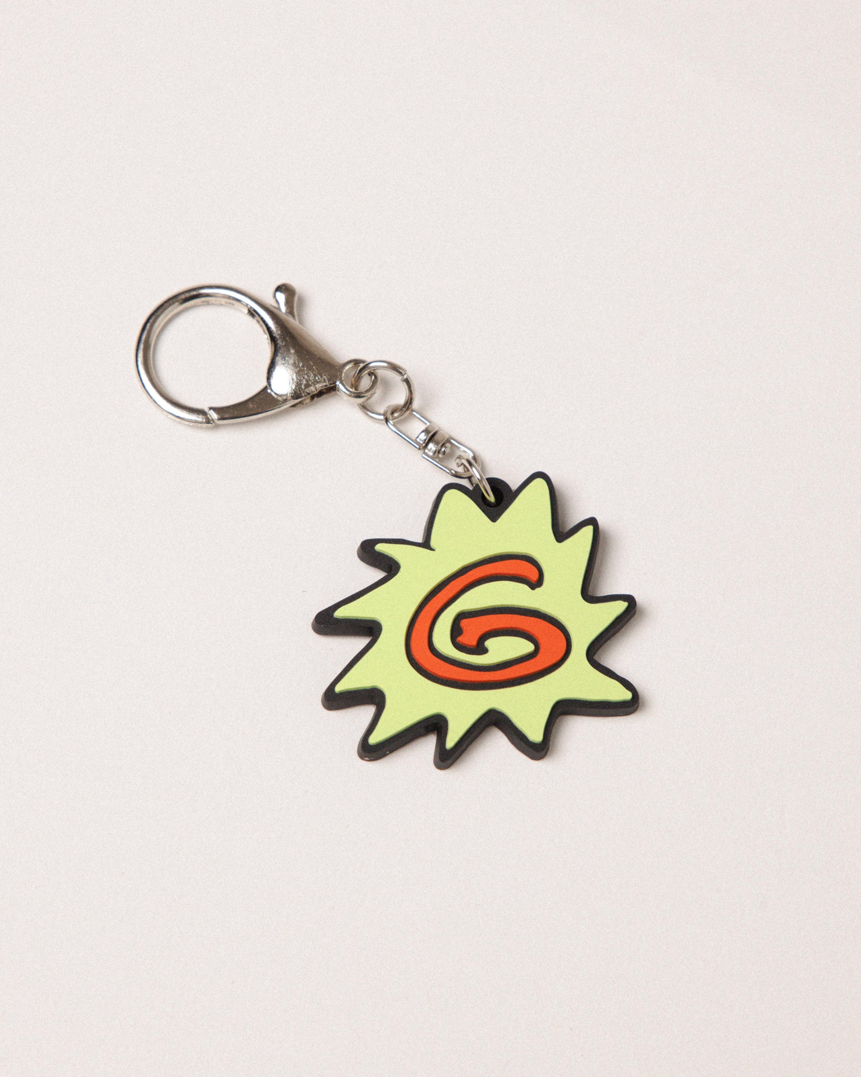 G Keychain - Green/Orange