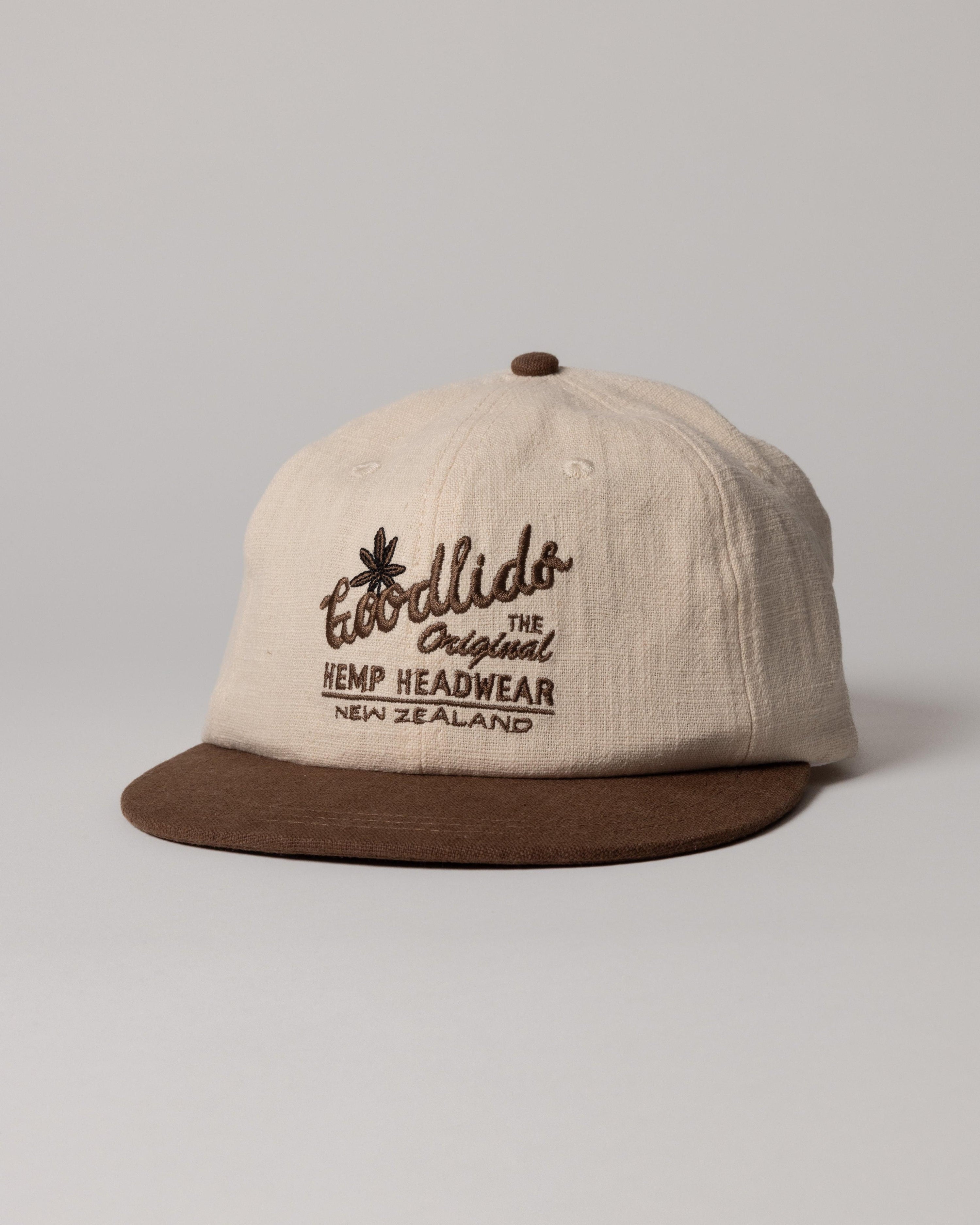 Classic Circle Brim - Cream/Brown