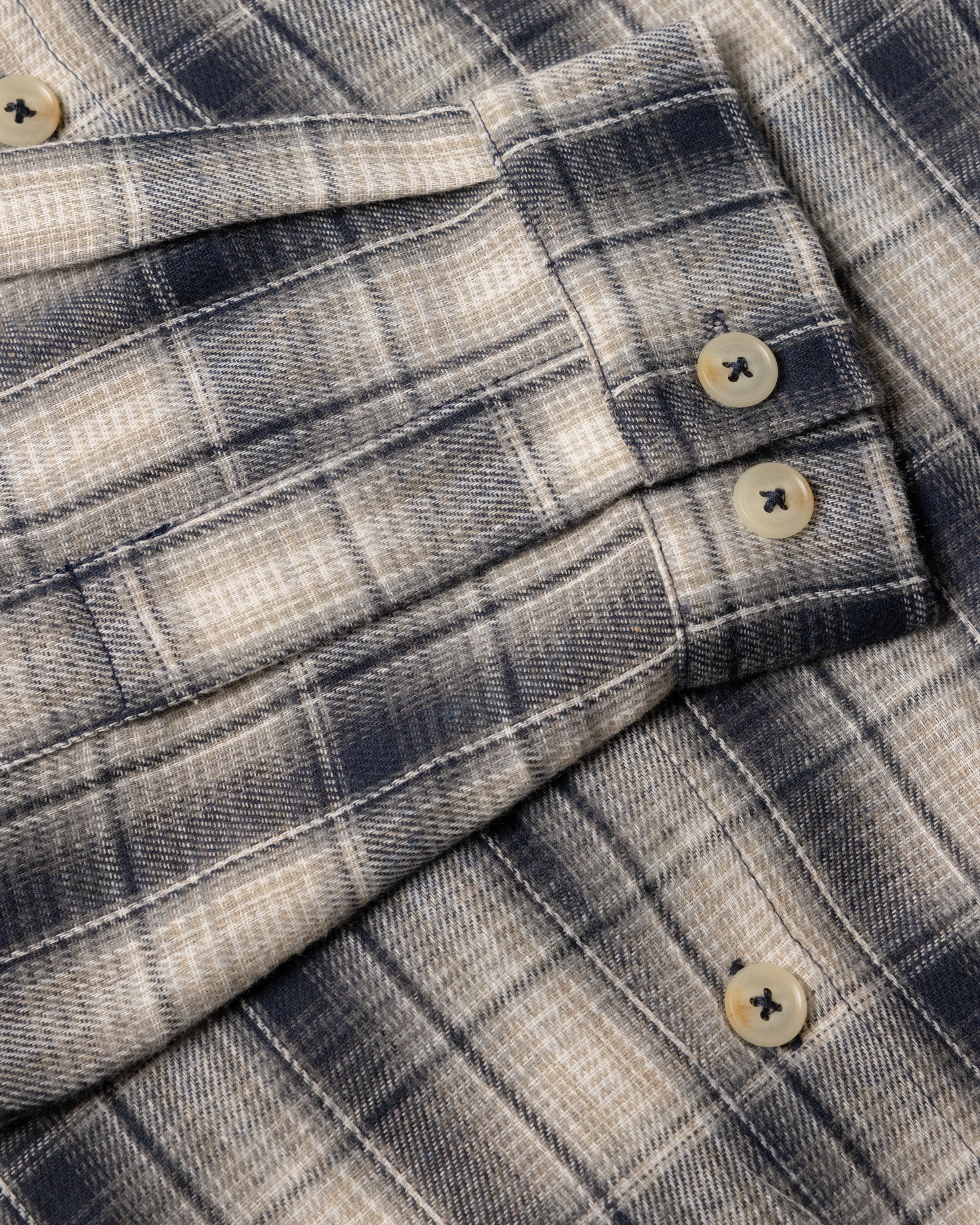 Flannel Shirt - Navy Check