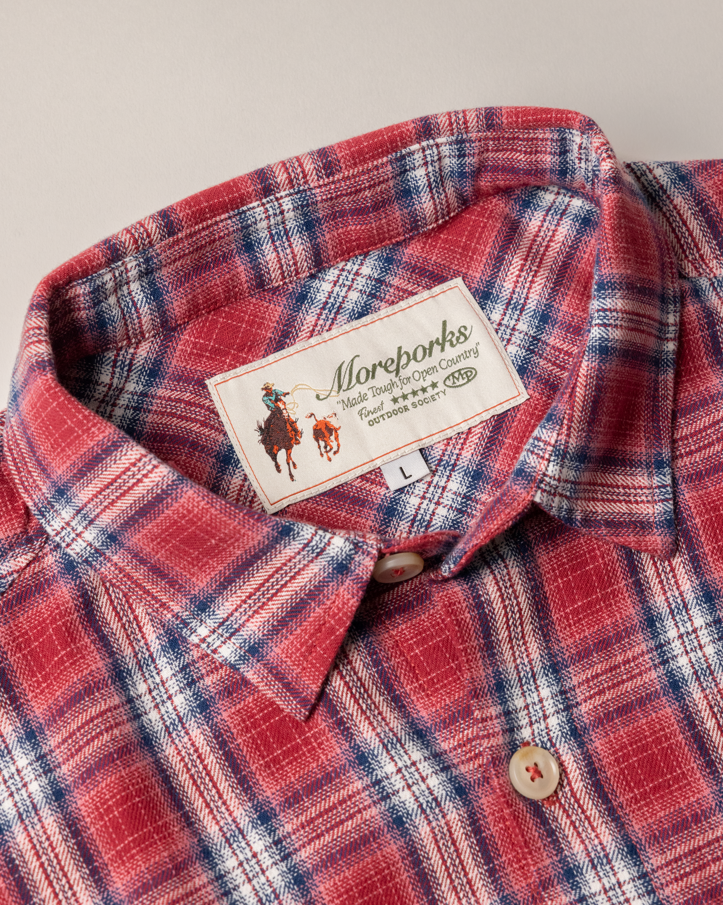 Flannel Shirt - Red Check