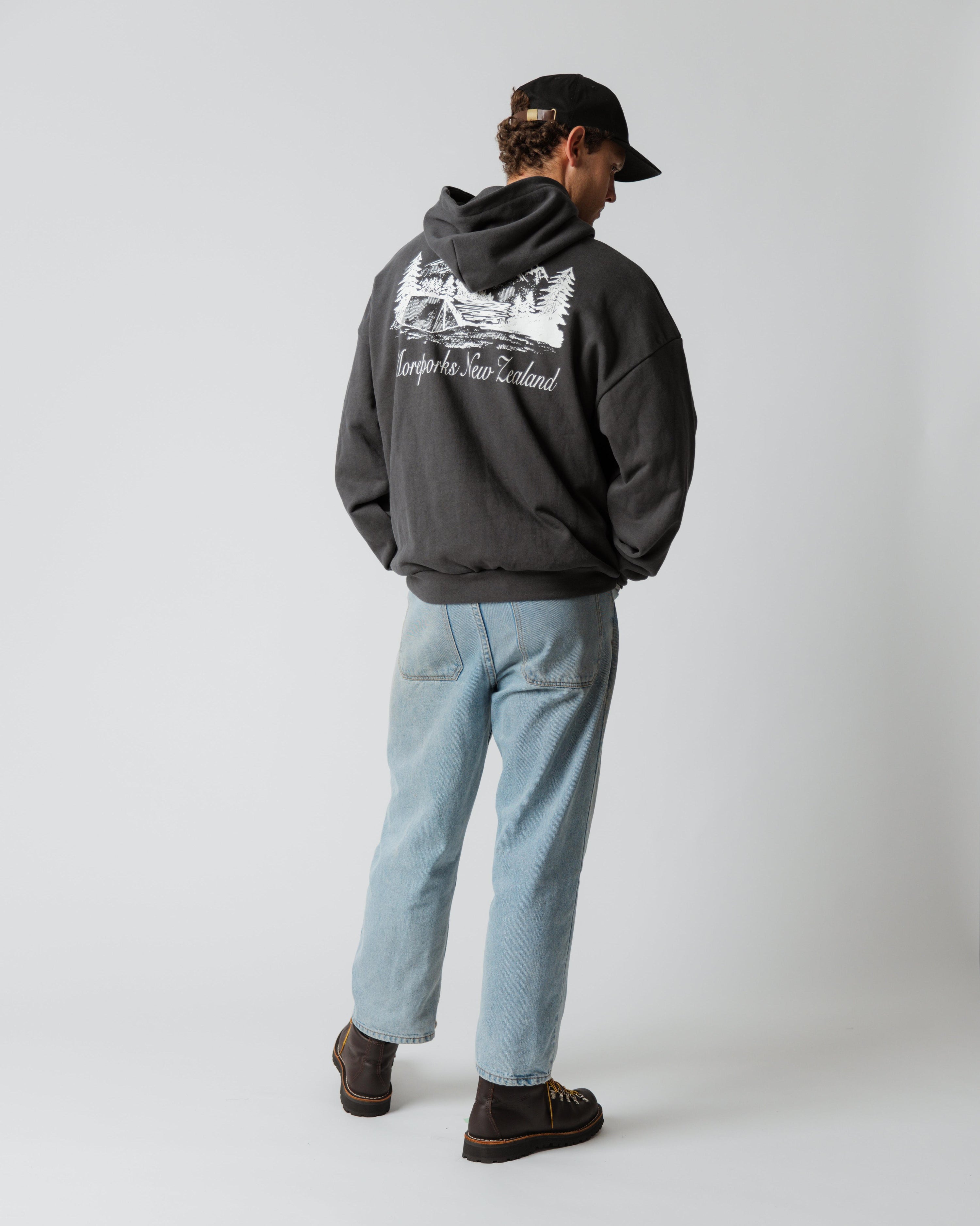 Mackenzie Hooded Sweatshirt - Charcoal