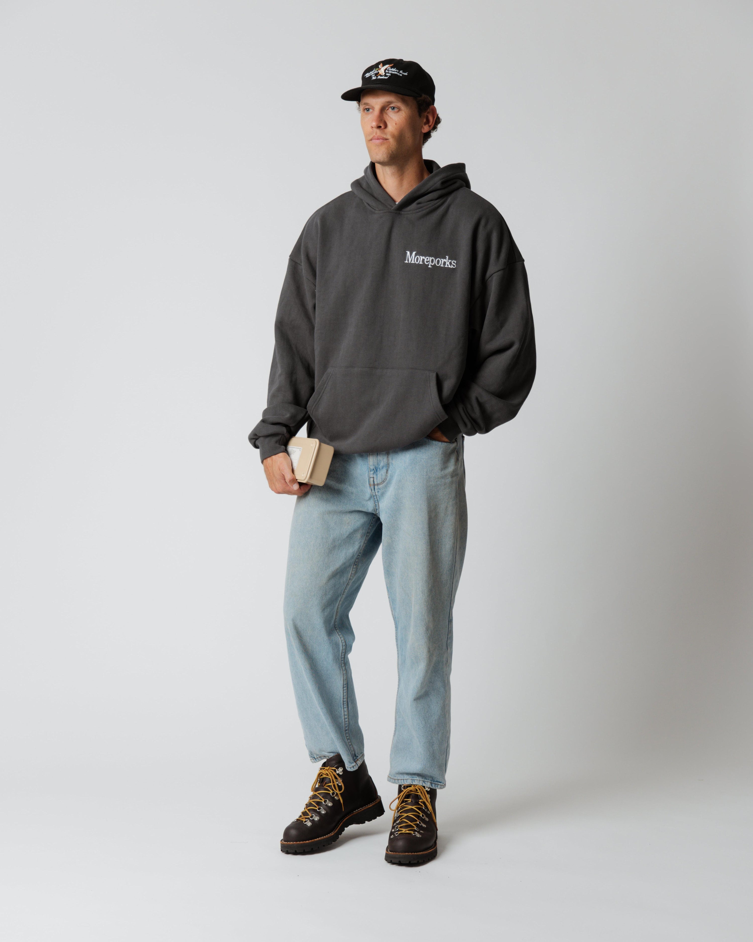 Mackenzie Hooded Sweatshirt - Charcoal