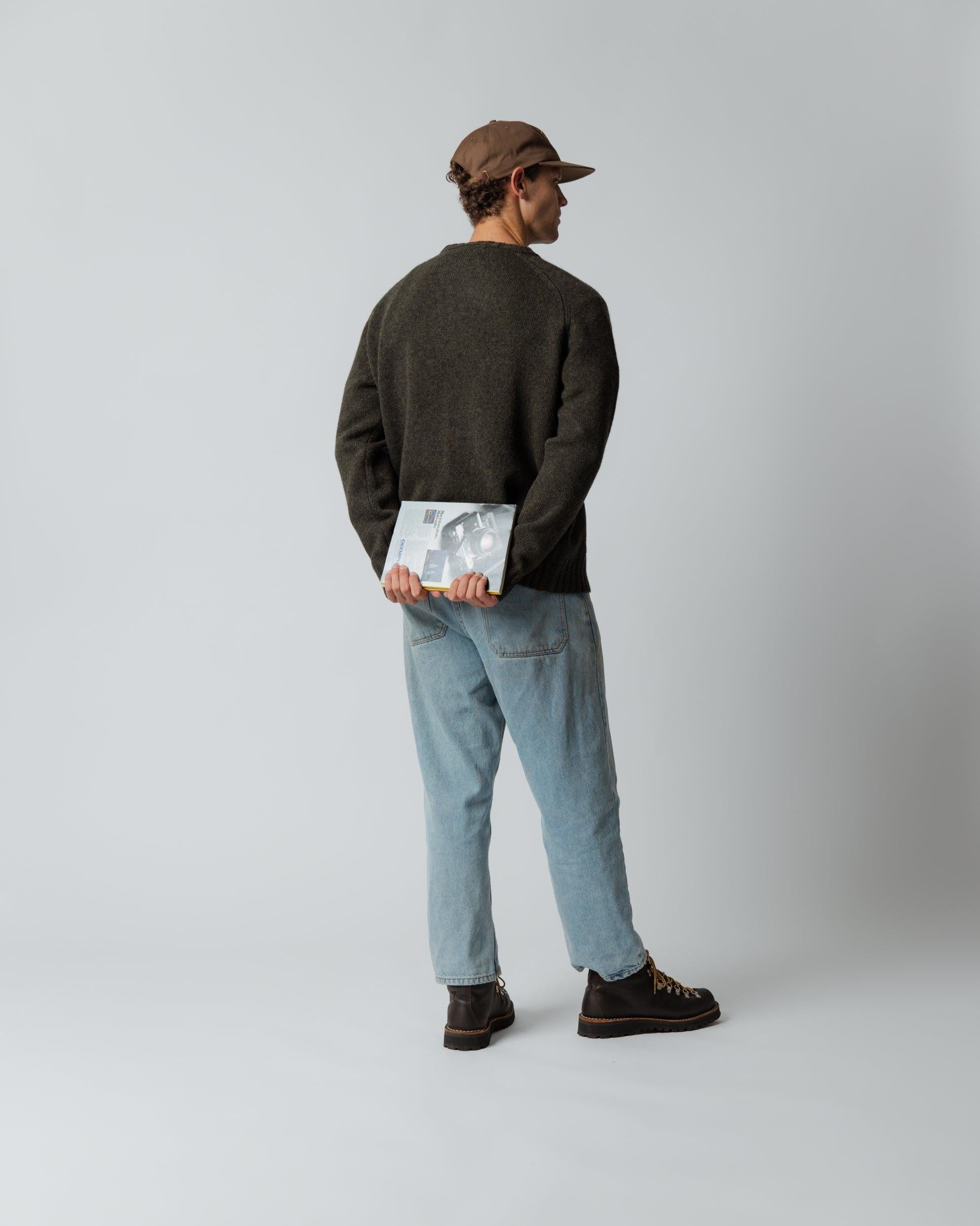 Woollen Knit Sweater - Forest