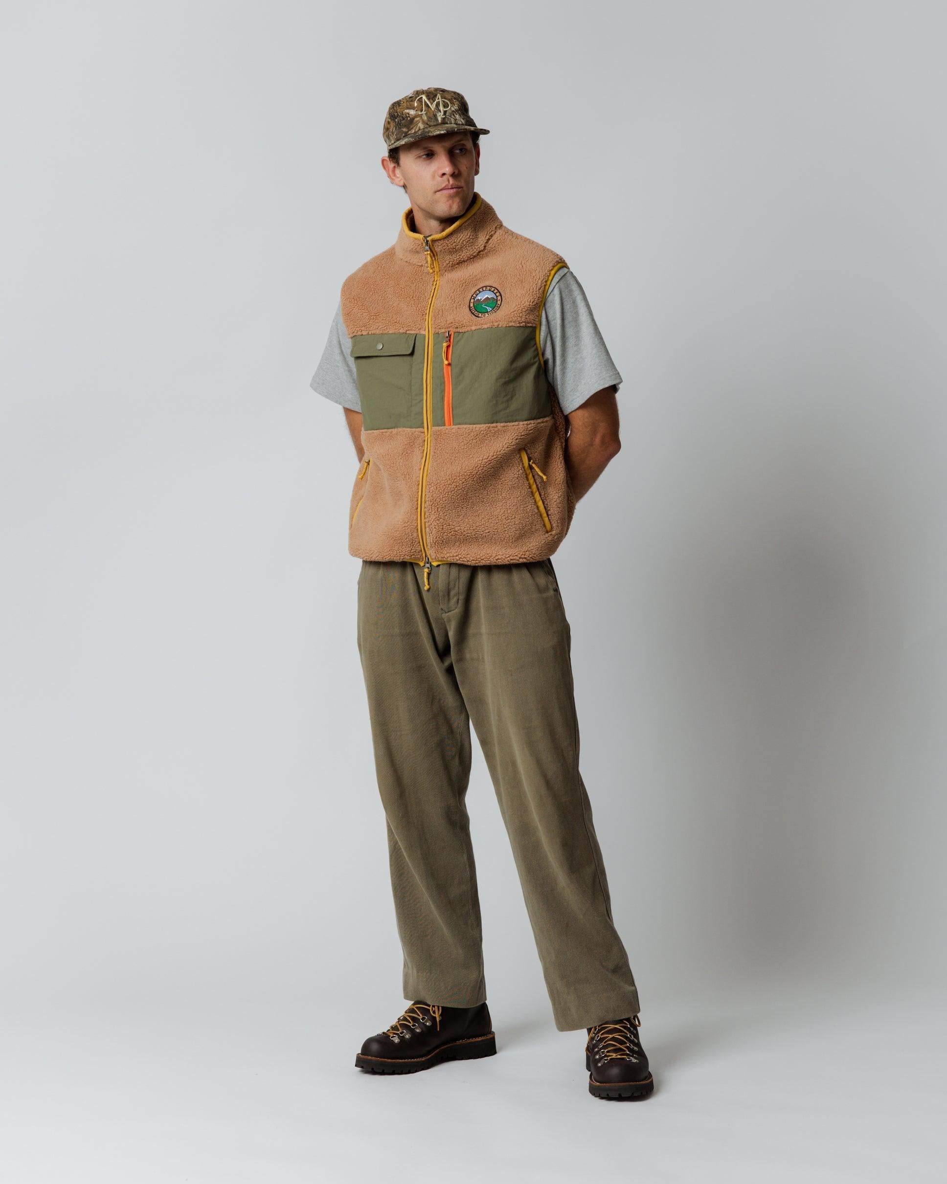 Range Fleece Vest - Tussock