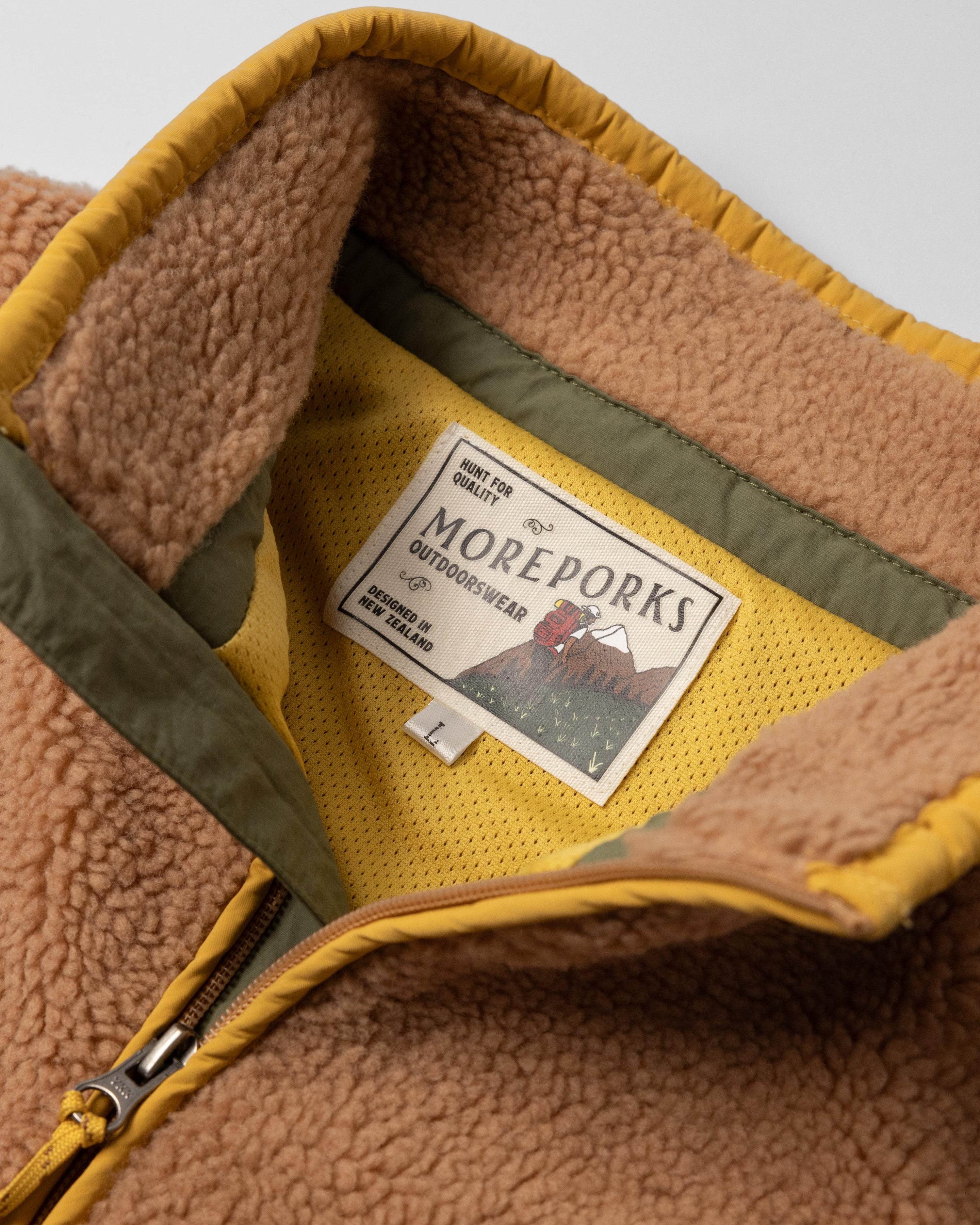 Range Fleece Vest - Tussock