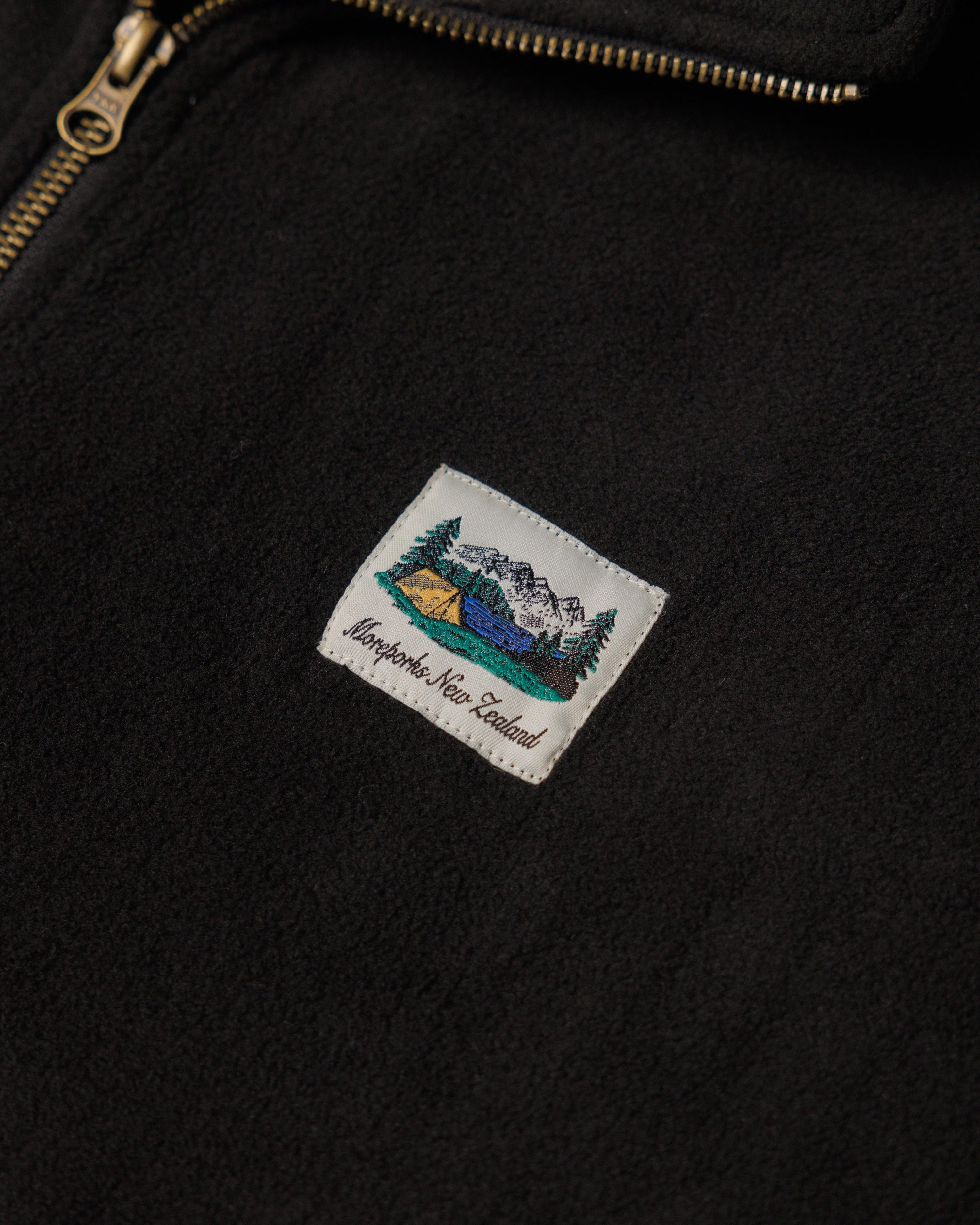 Mackenzie Quarter Zip Pullover - Black