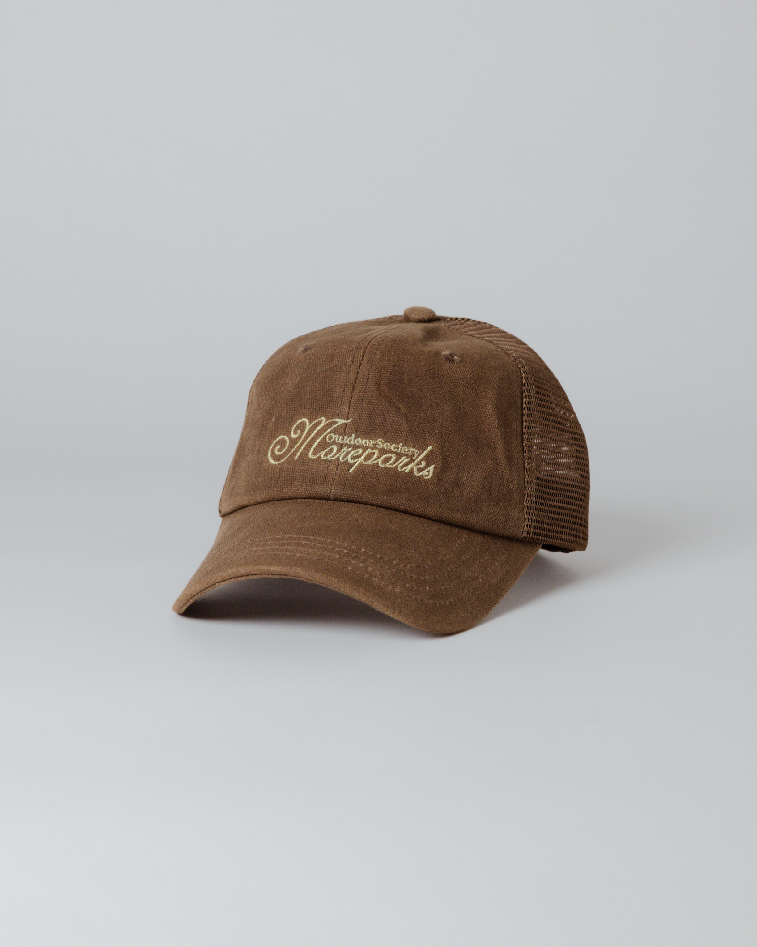 Waxed Dad Trucker - Brown
