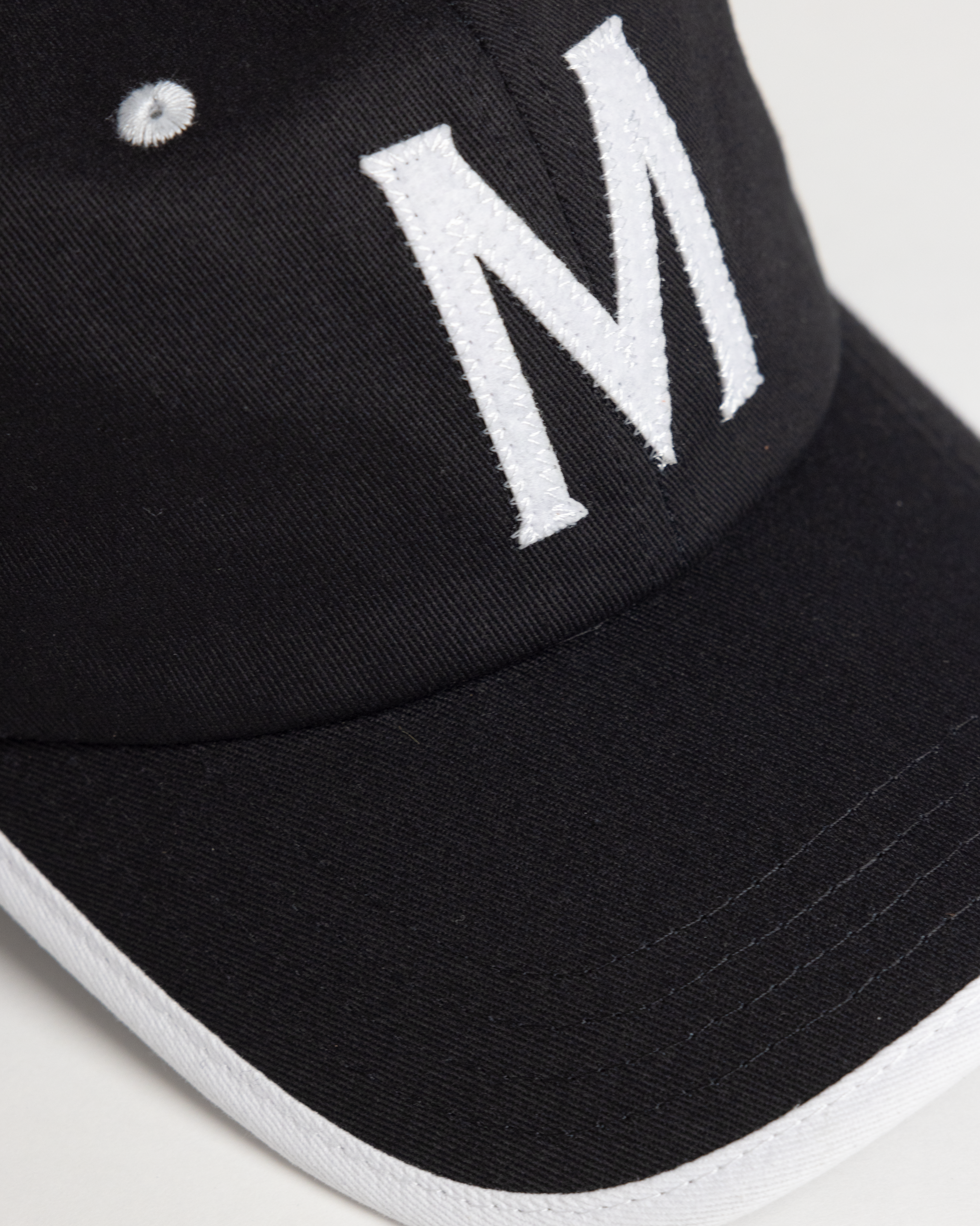 Appliqué Dad Cap - Black