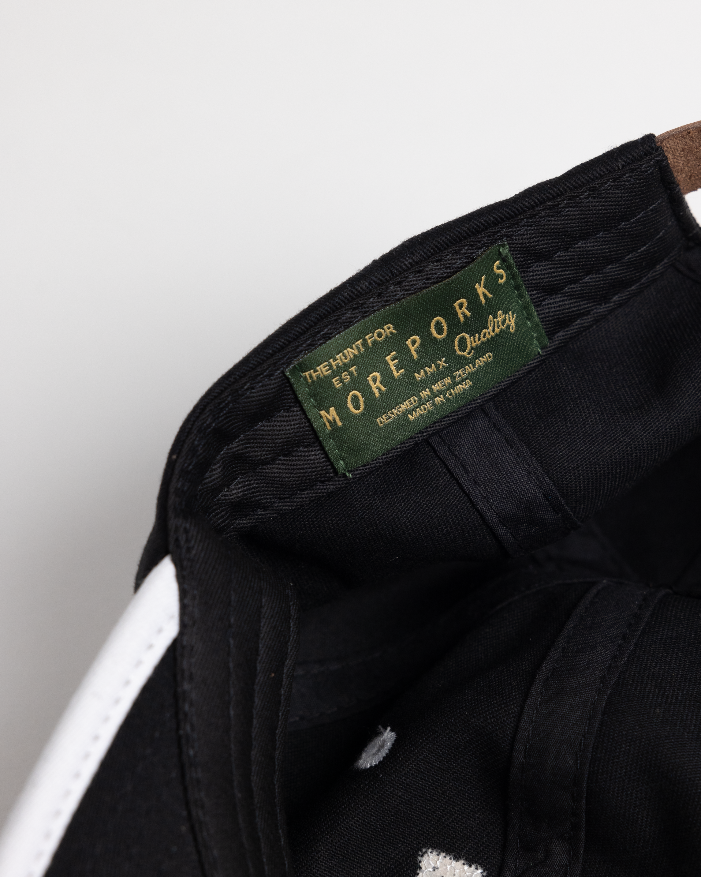 Appliqué Dad Cap - Black