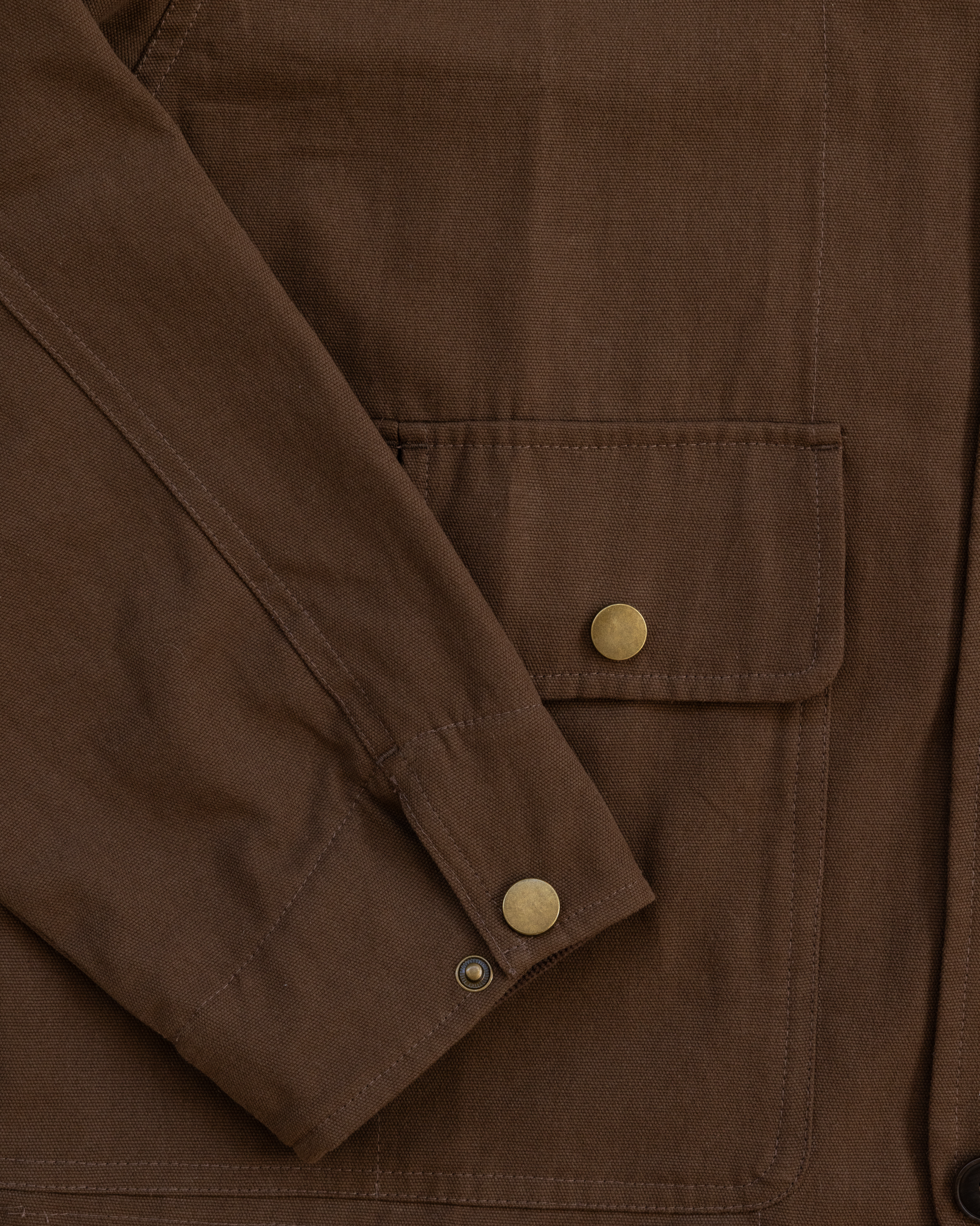 Cropped Hunting Coat - Brown