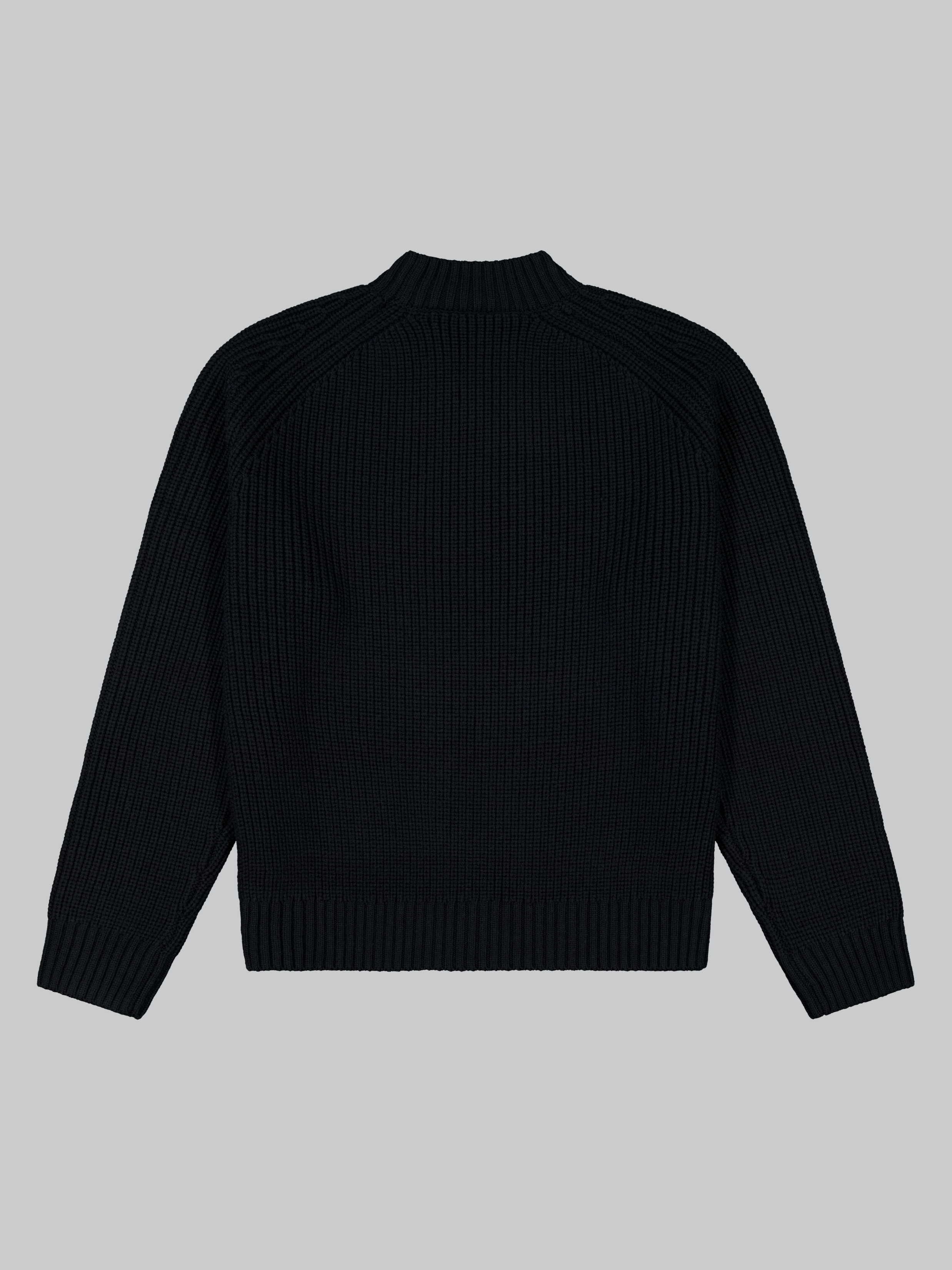 High Neck Sweater - Black