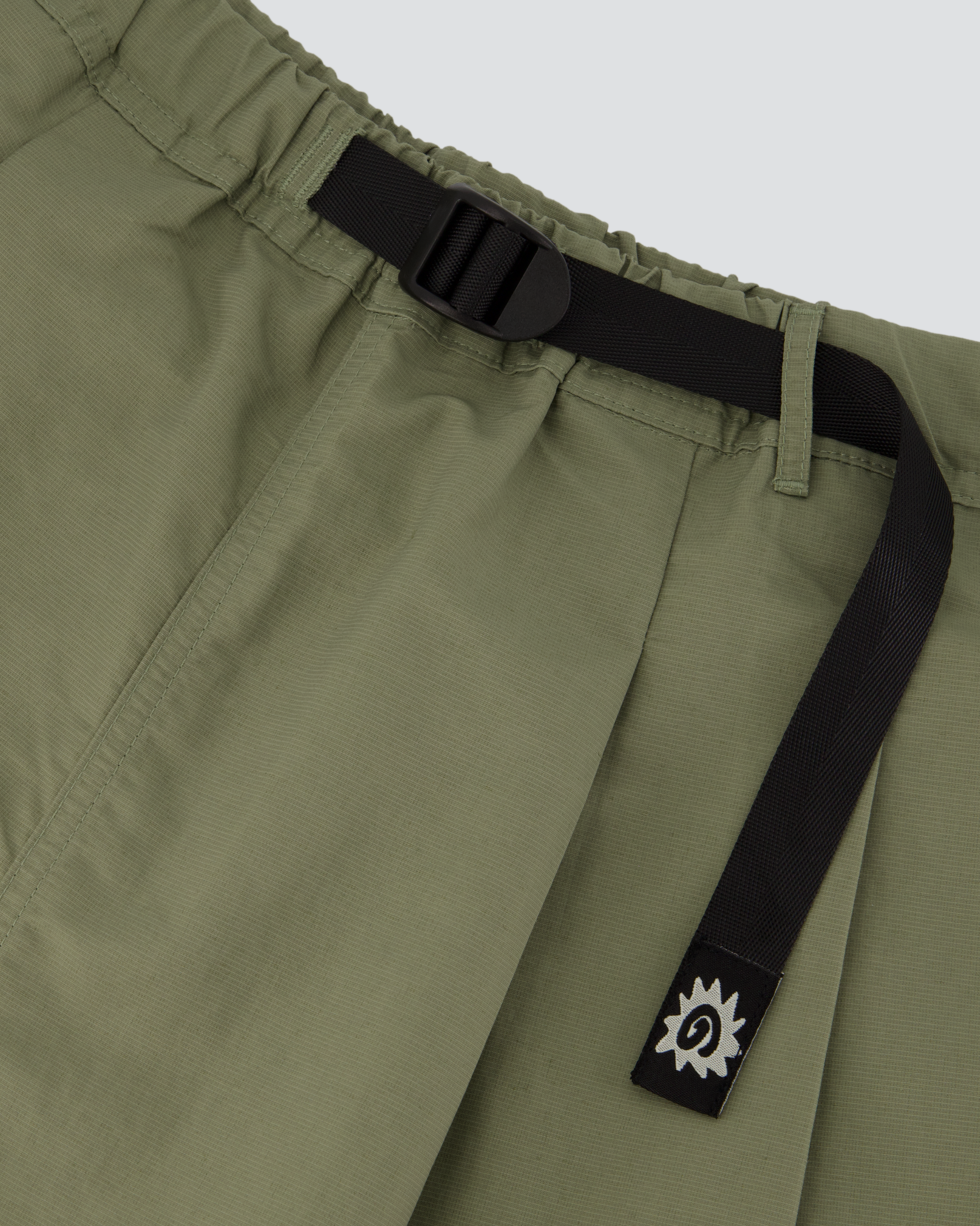 Pleated Hiking Pants - Olive