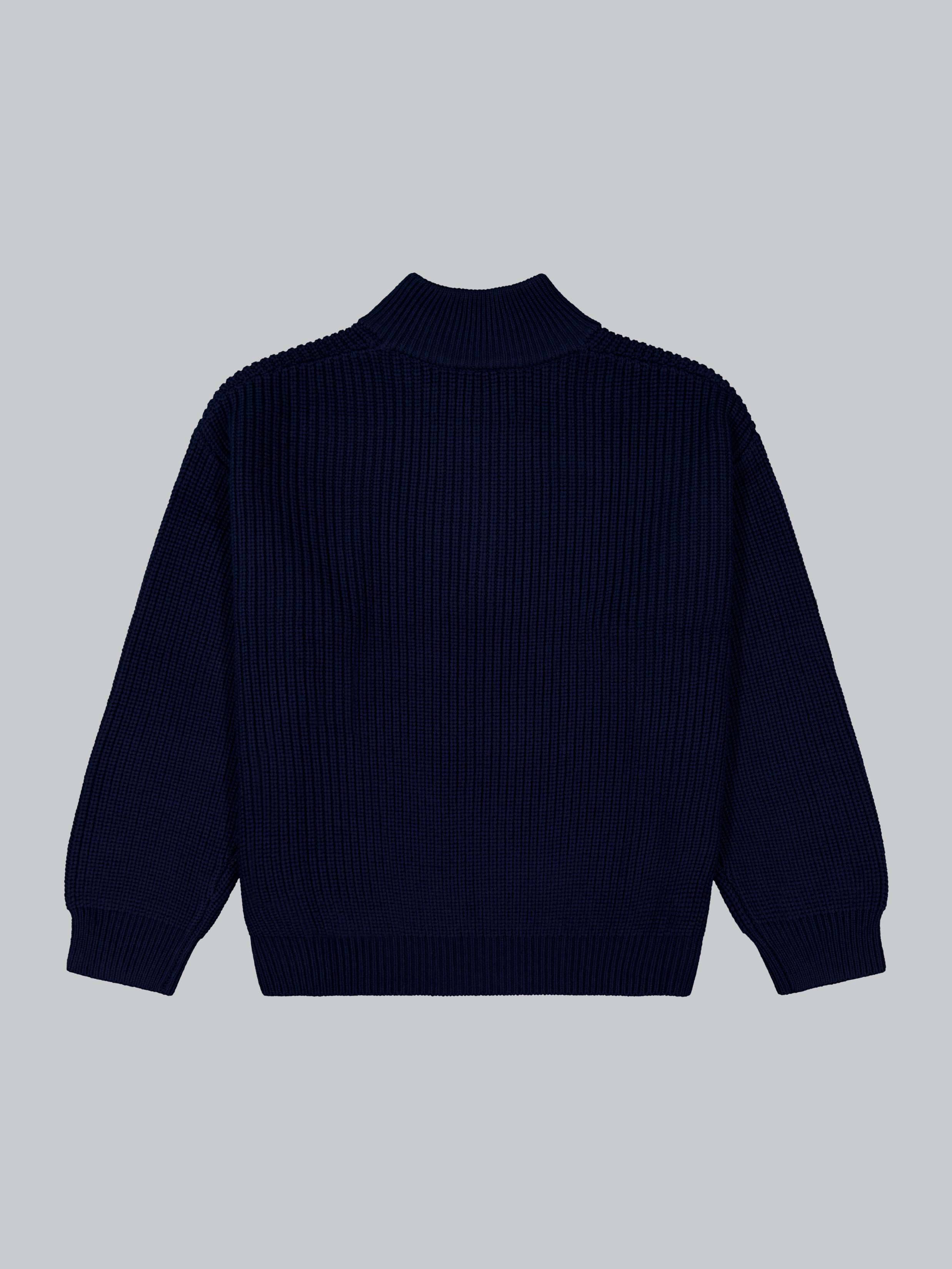1/4 Zip Sweater - Navy