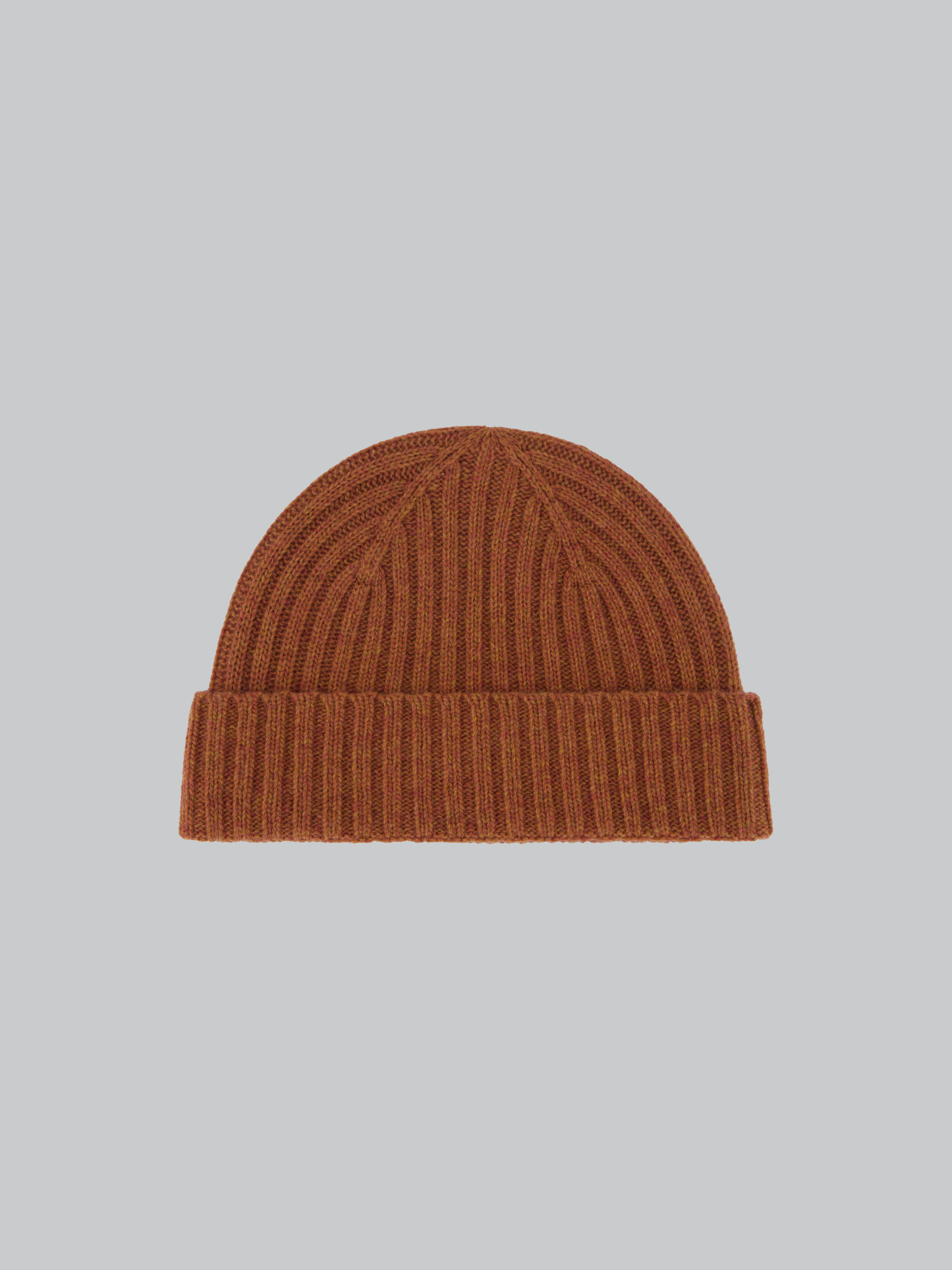 Wool Beanie - Burnt Orange