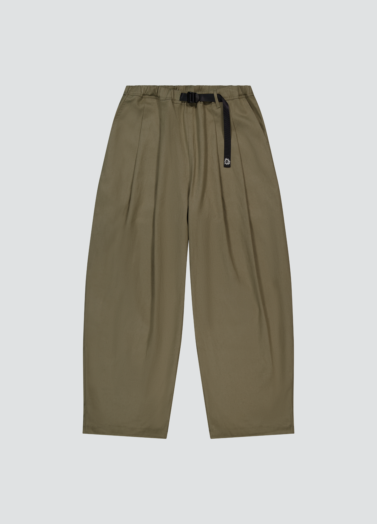 Pleated Hiking Pants - Khaki Twill