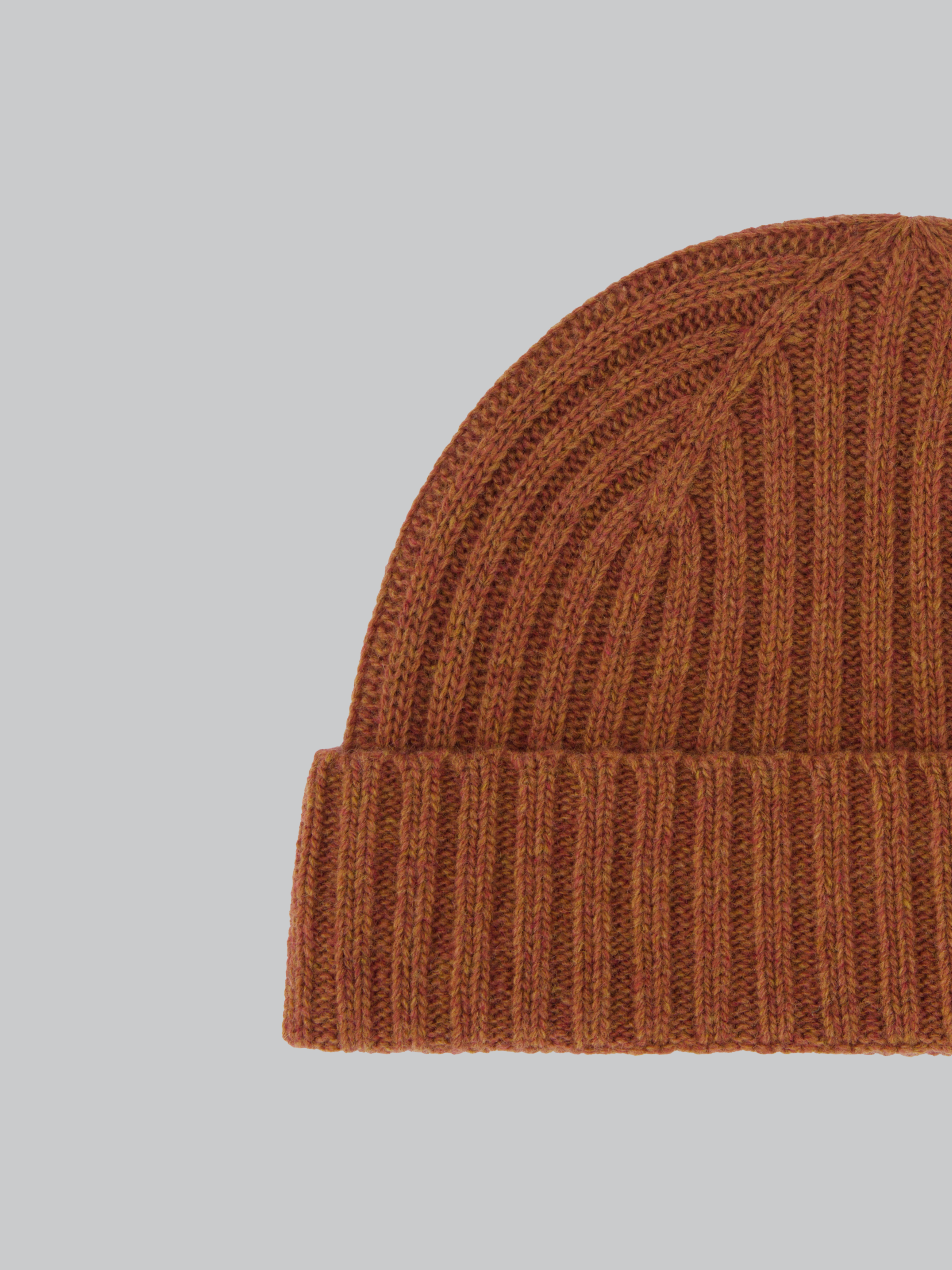 Wool Beanie - Burnt Orange