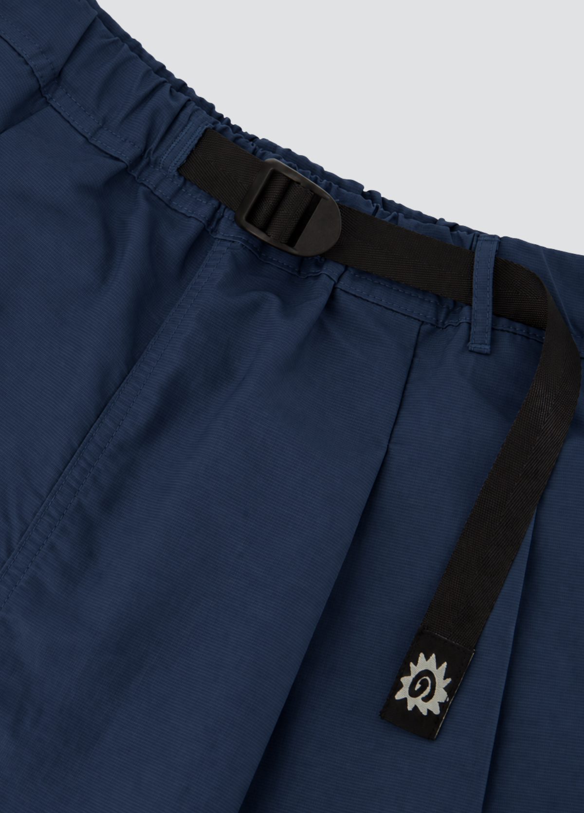 Pleated Hiking Pants - Navy