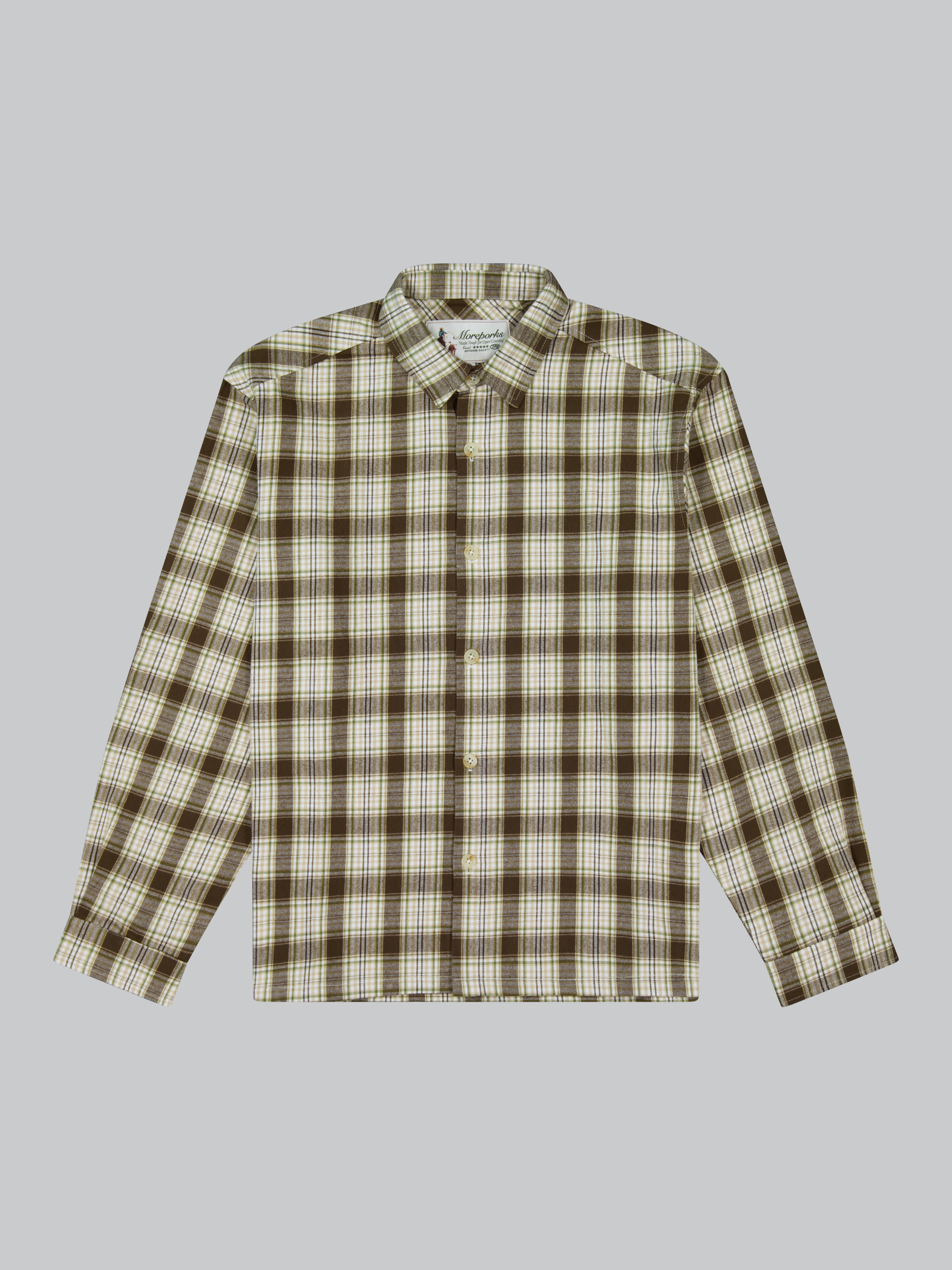 Flannel Shirt - Brown Check