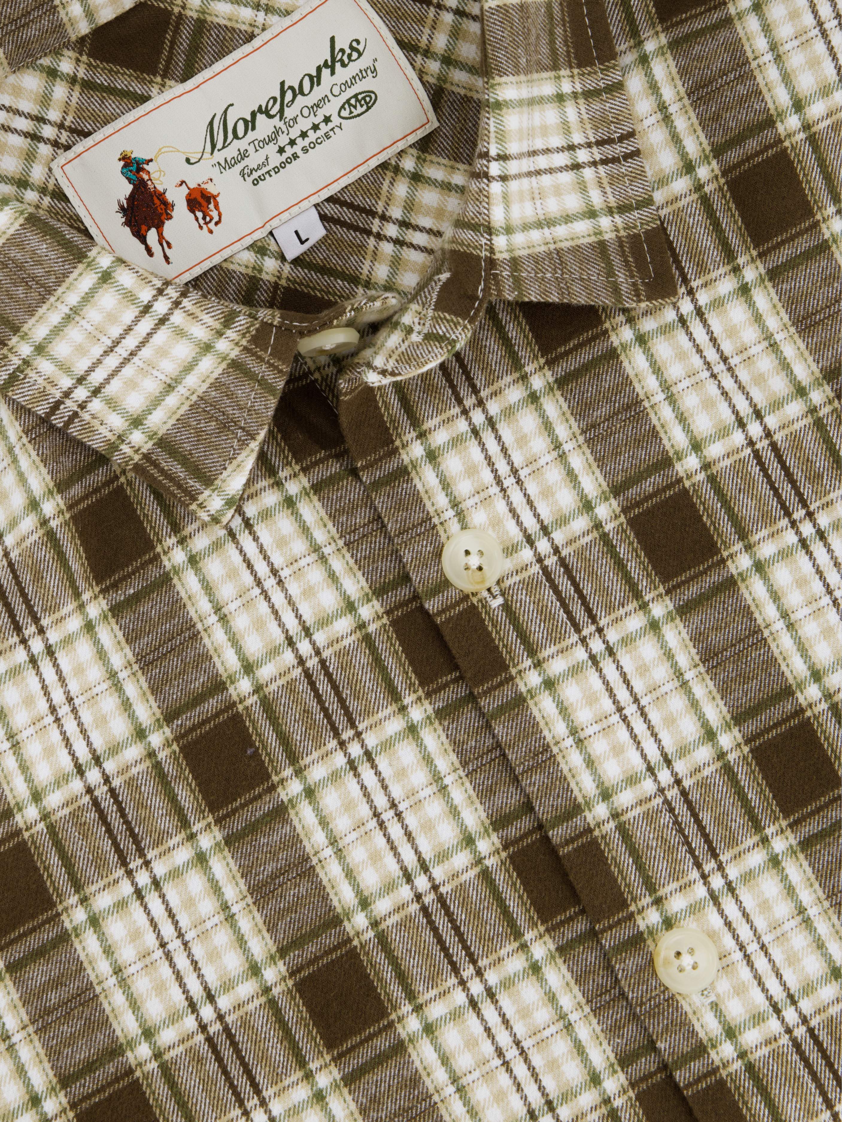 Flannel Shirt - Brown Check
