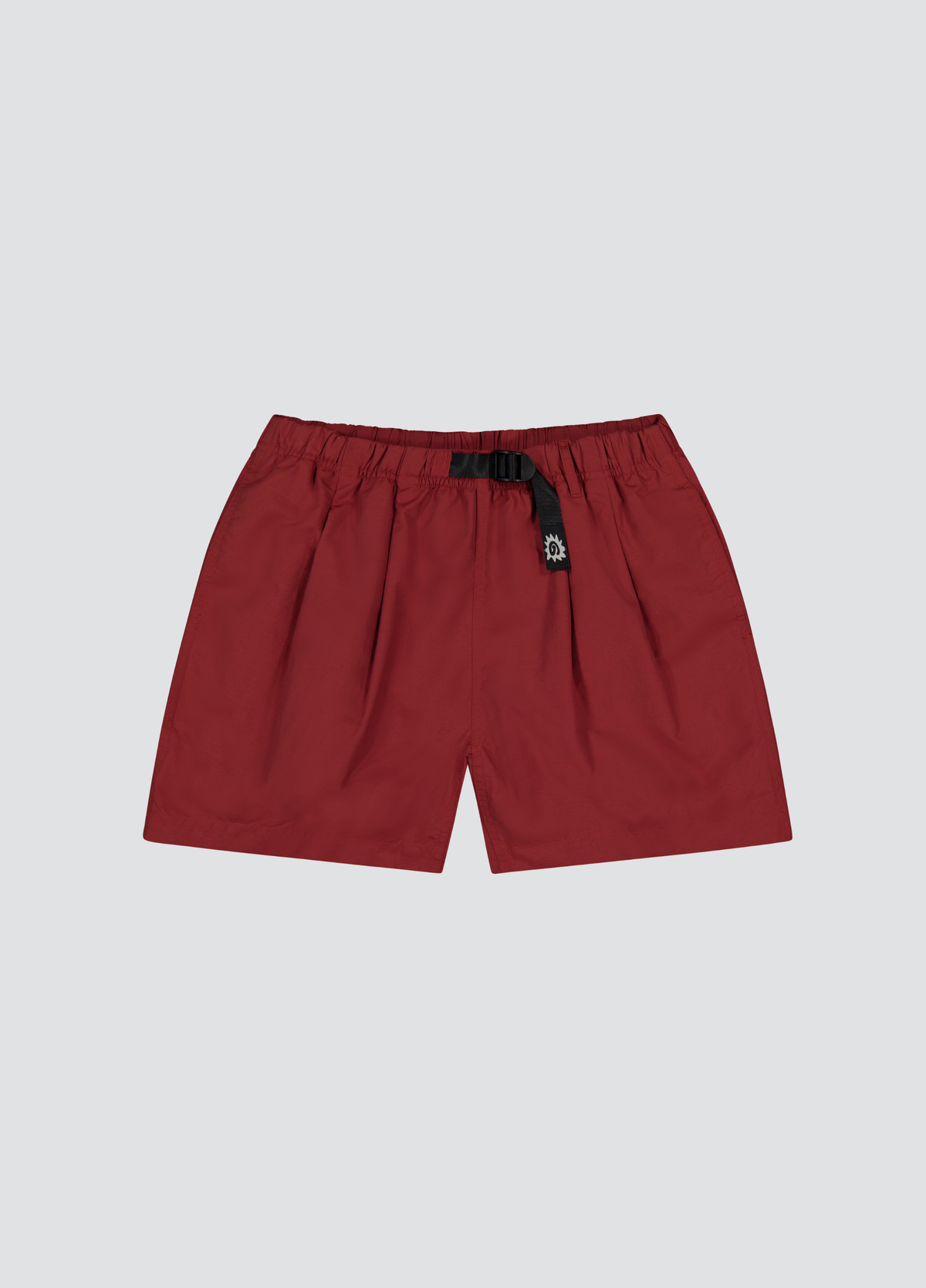 Pleated Hiking Short - Red