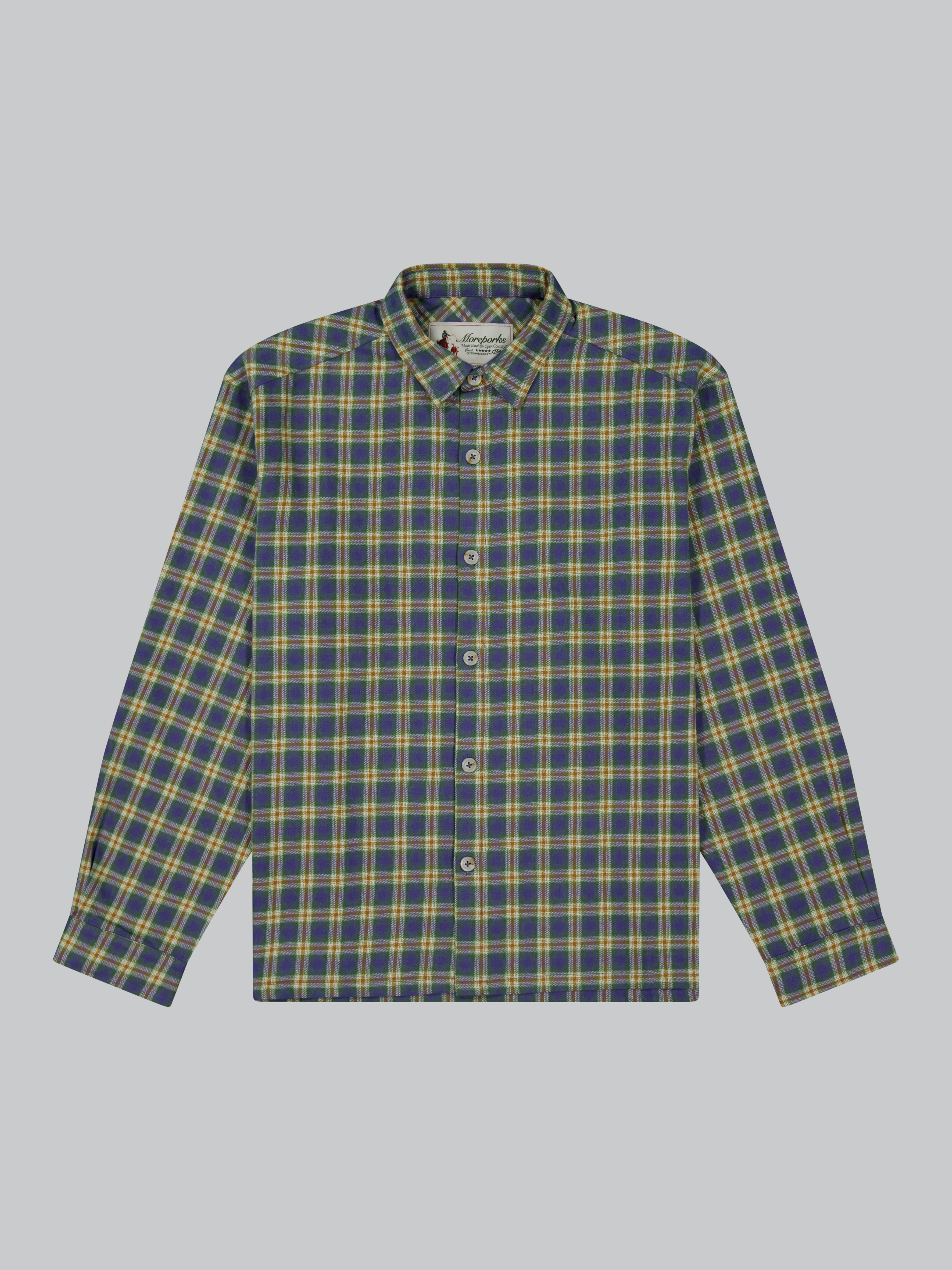 Flannel Shirt - Blue Check