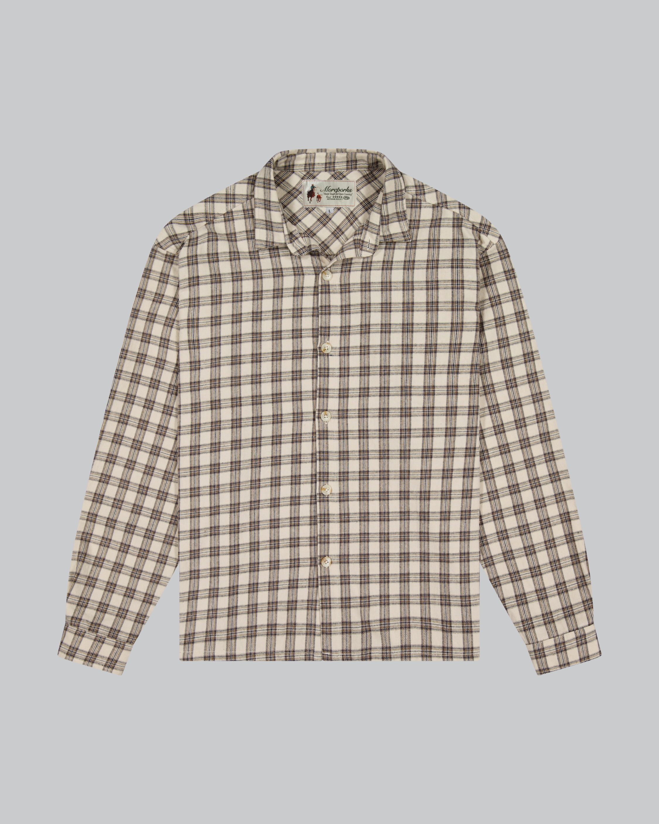Flannel Shirt - Cream Check