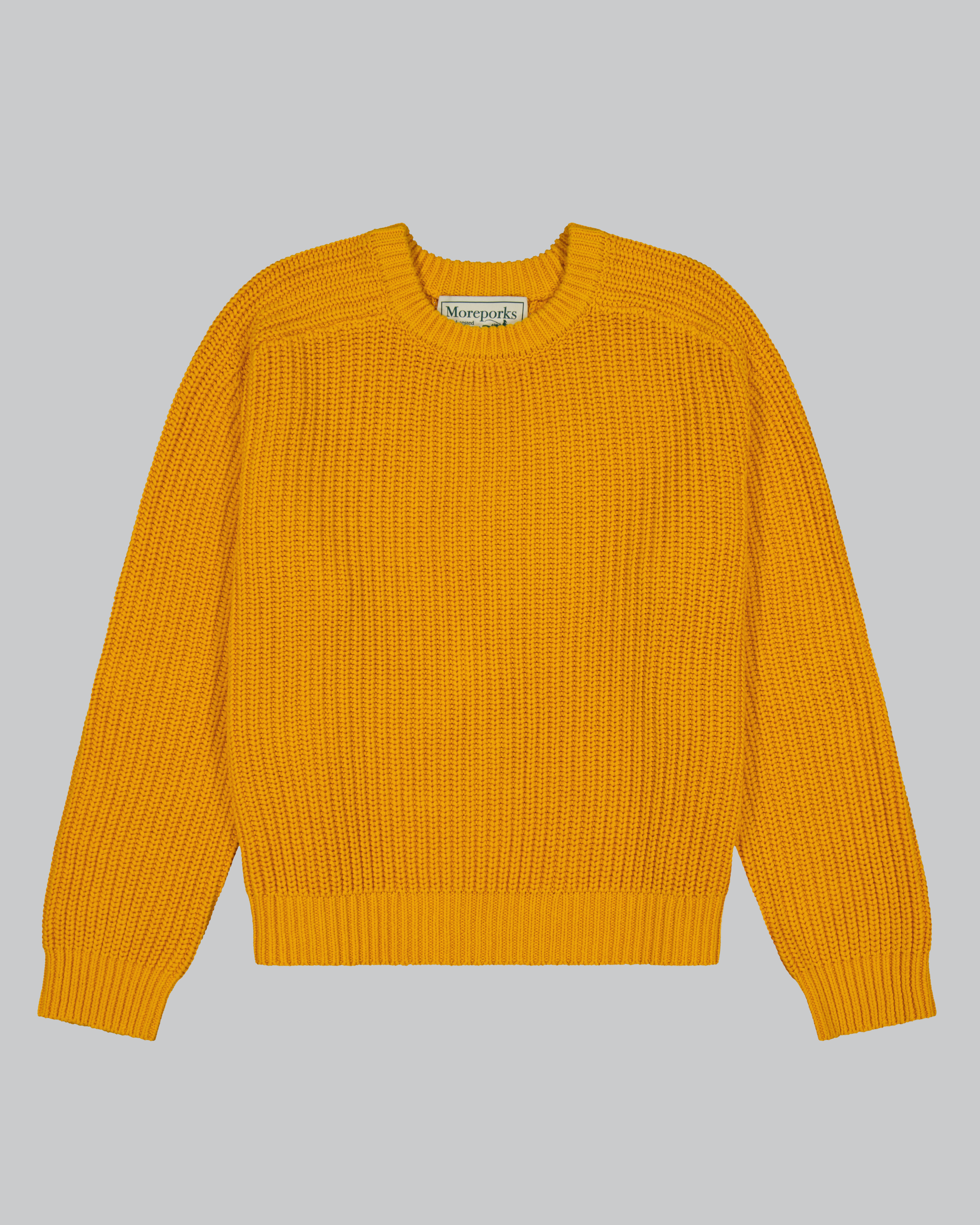 Fisherman Knit Sweater - Canary