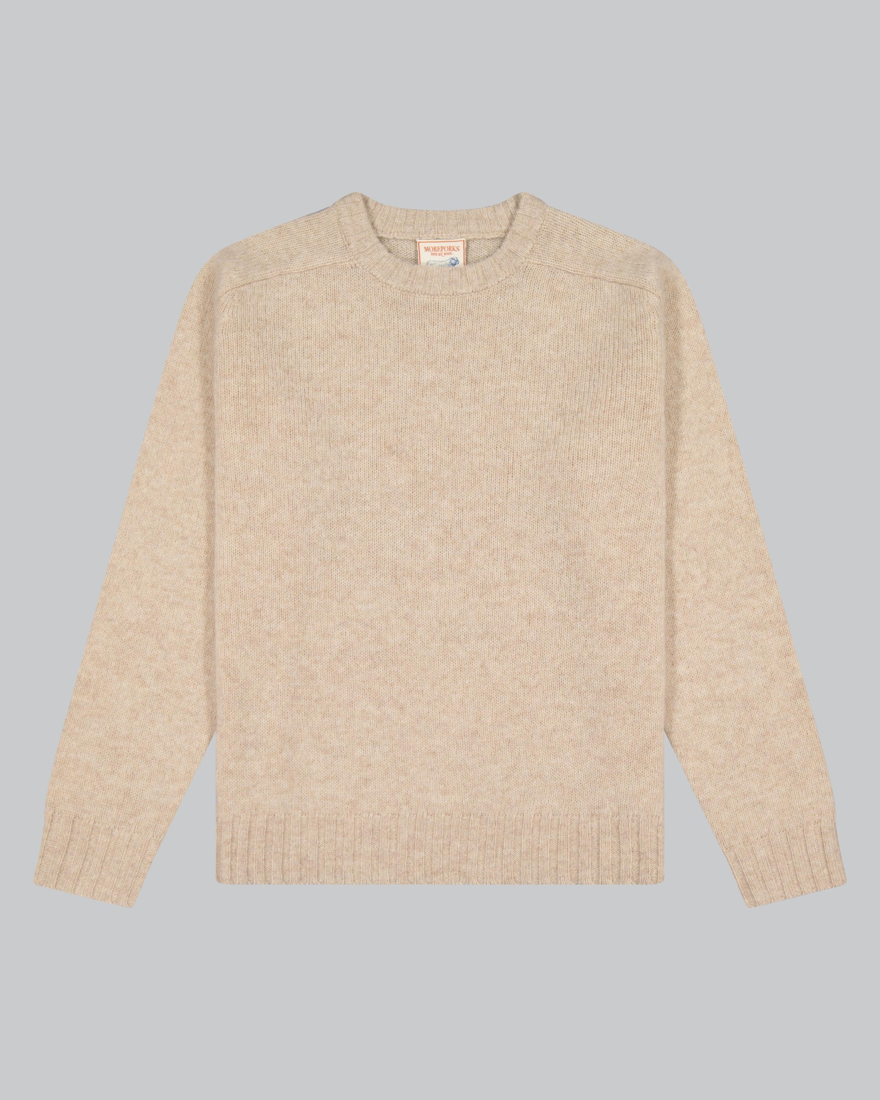 Woollen Knit Sweater - Pebble