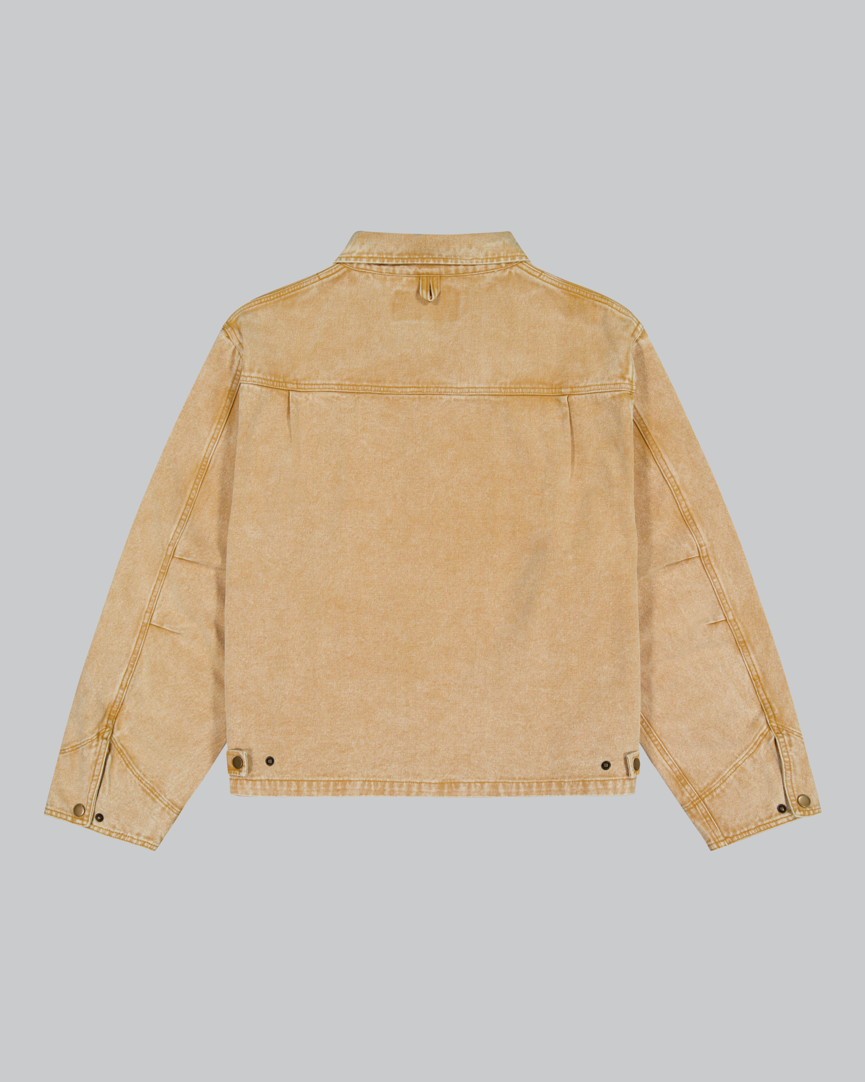 Washed Work Jacket - Yellow