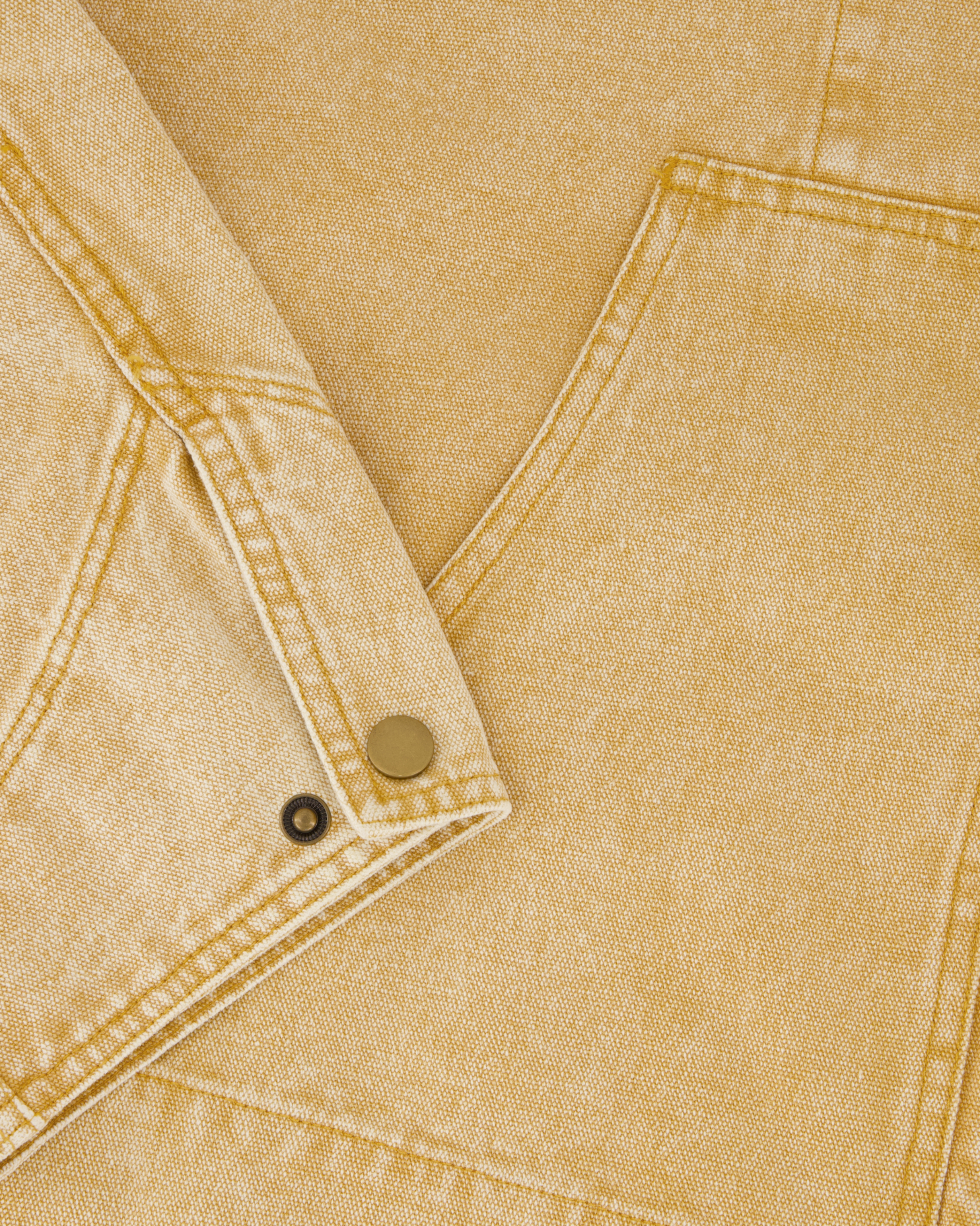Washed Work Jacket - Yellow