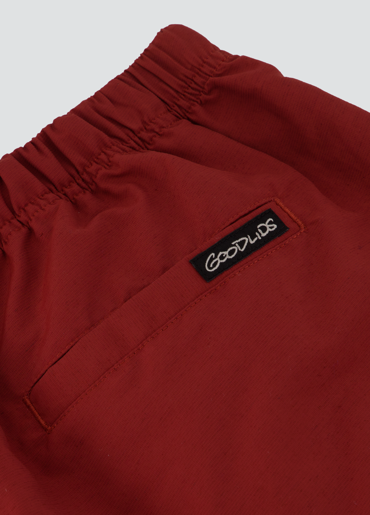 Pleated Hiking Short - Red