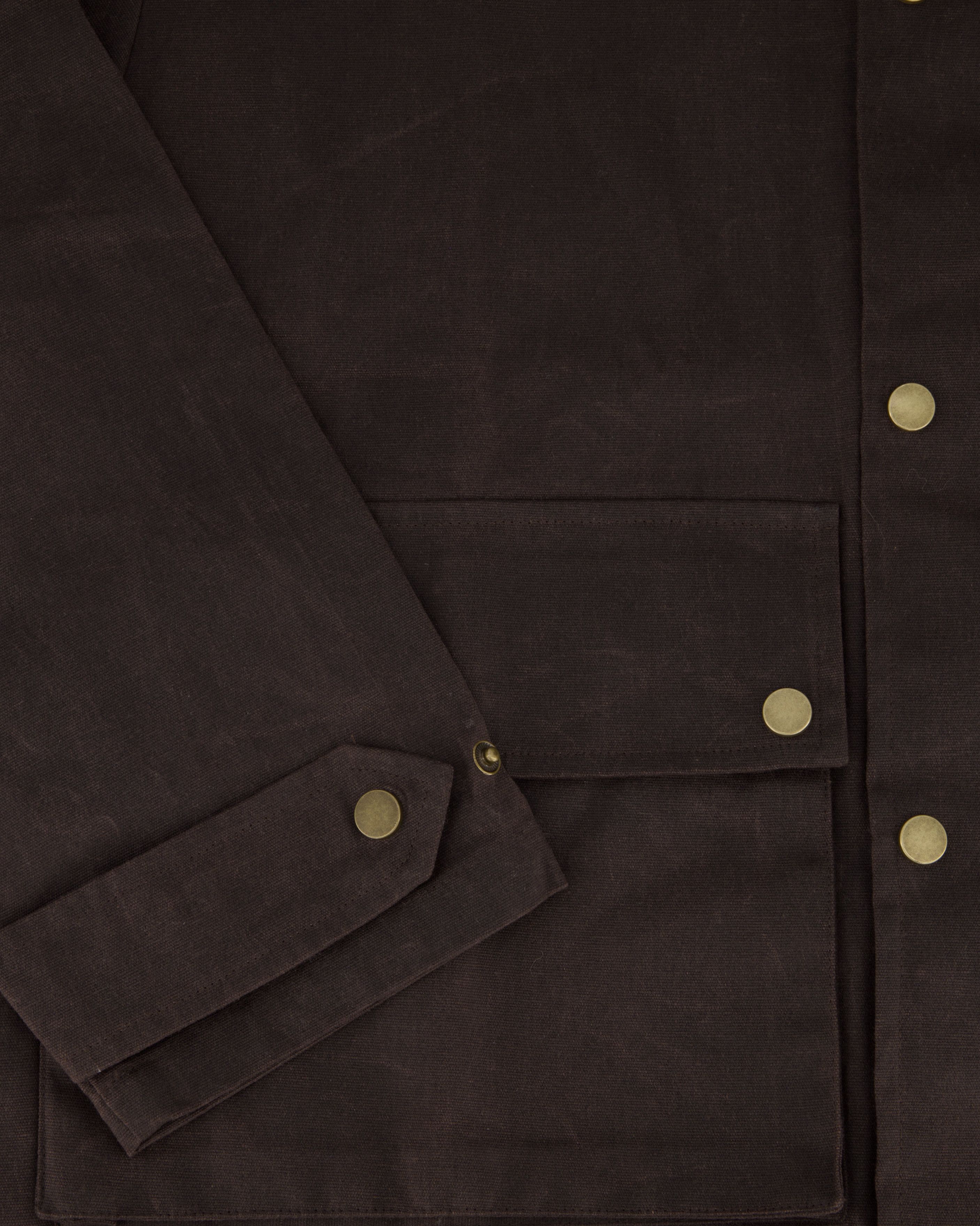 Cropped Highland Coat - Waxed Brown