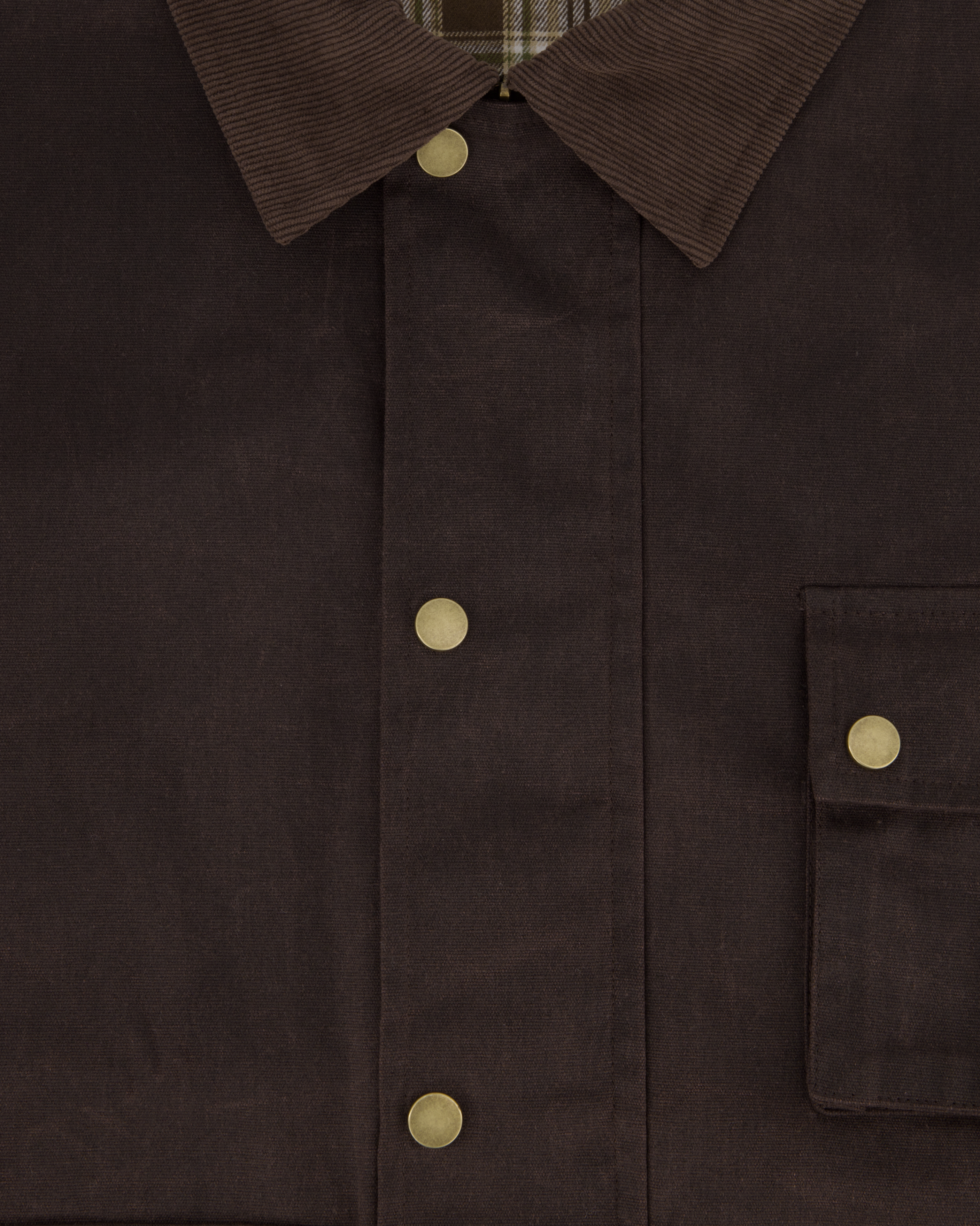 Cropped Highland Coat - Waxed Brown