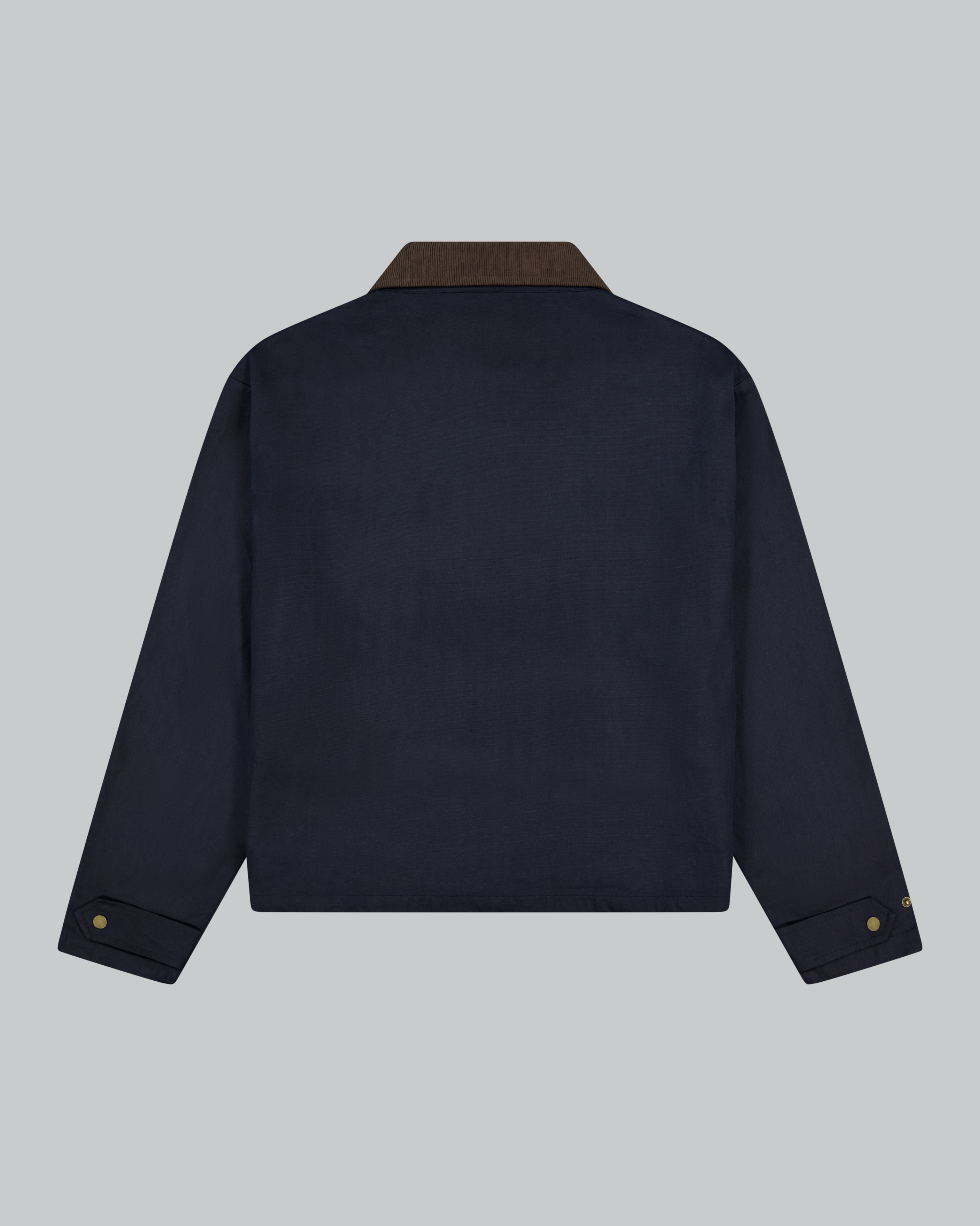 Cropped Highland Coat - Waxed Navy