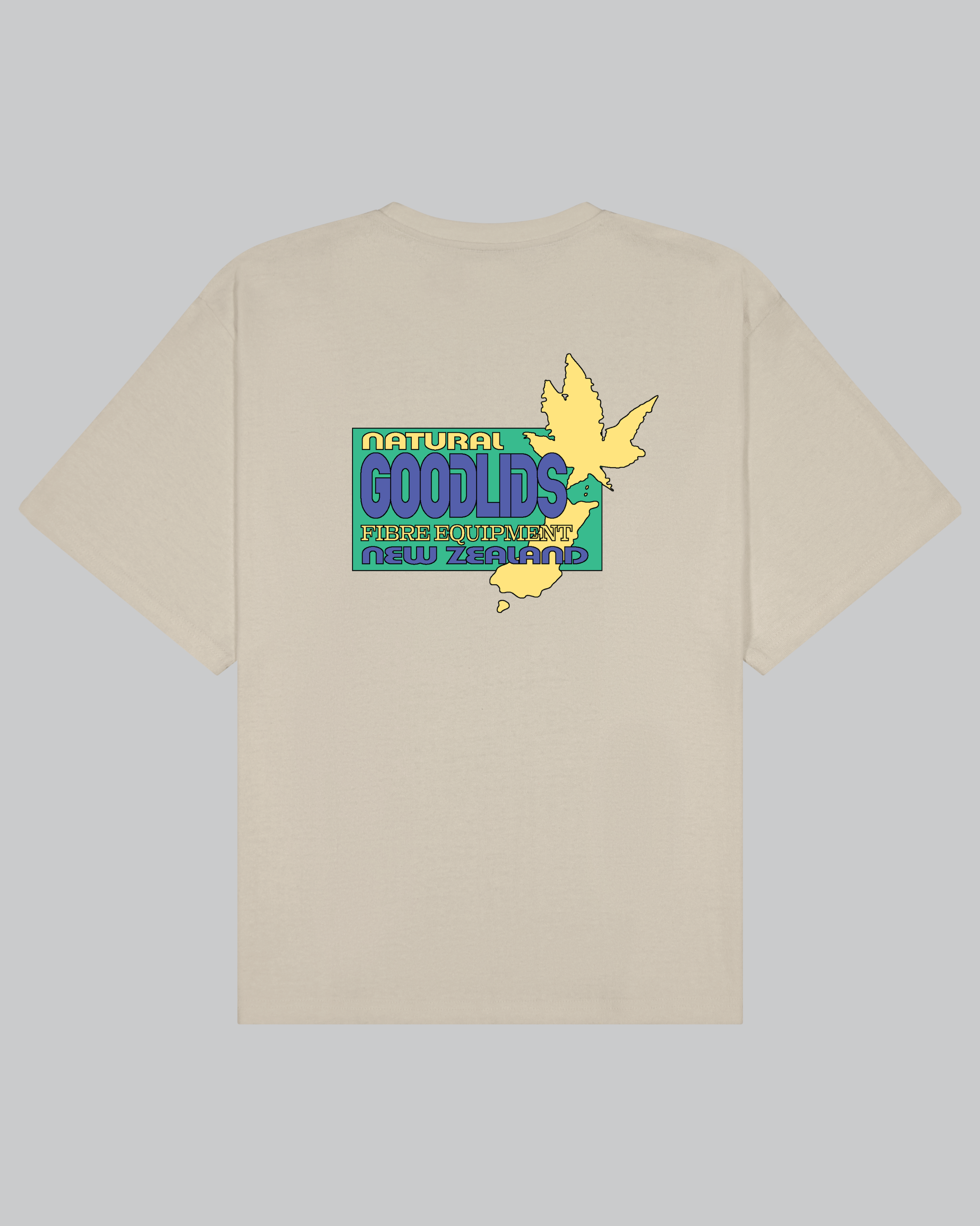 Kiwi Hemp Tee - Stone