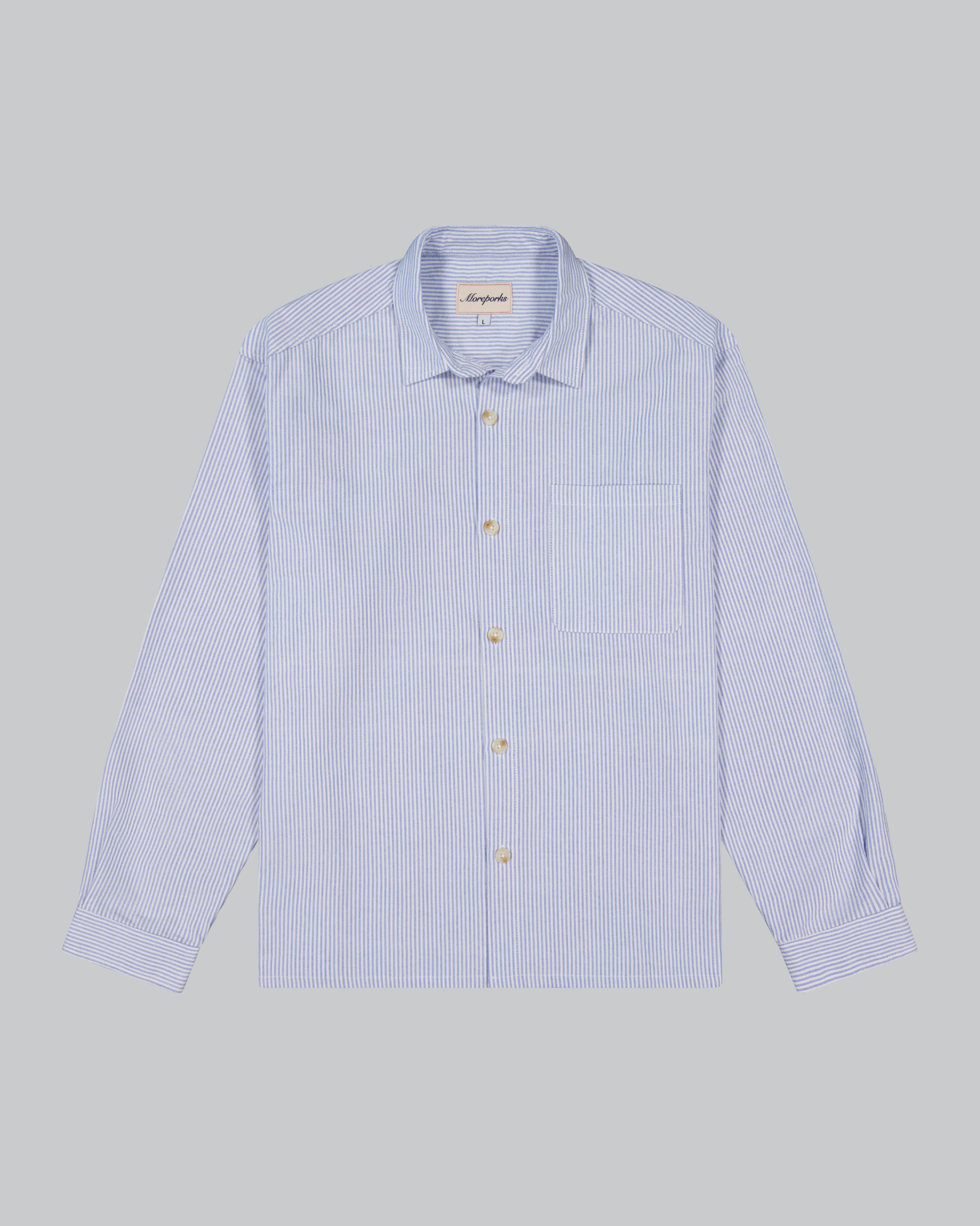 Relaxed Oxford - Blue Stripe