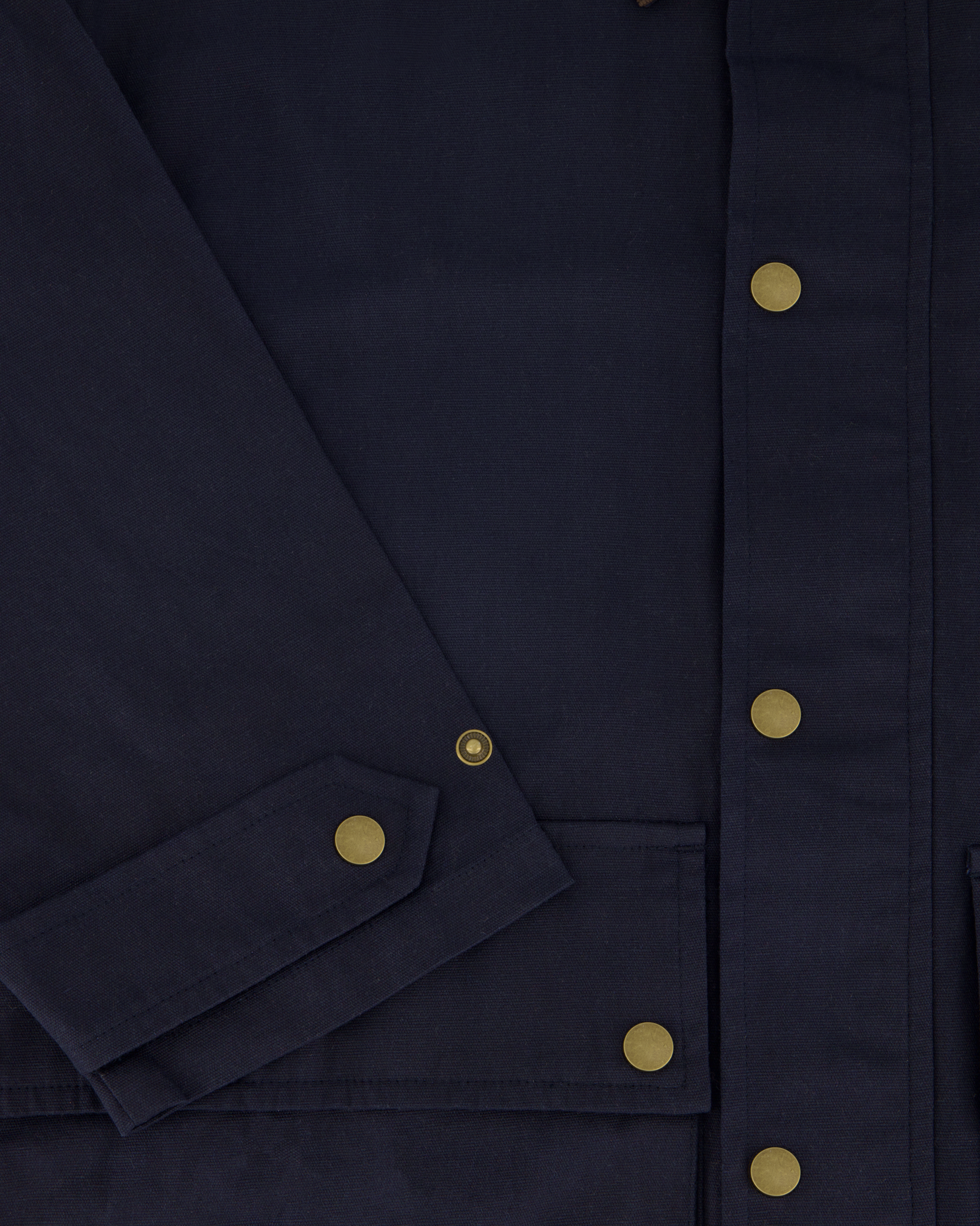 Cropped Highland Coat - Waxed Navy