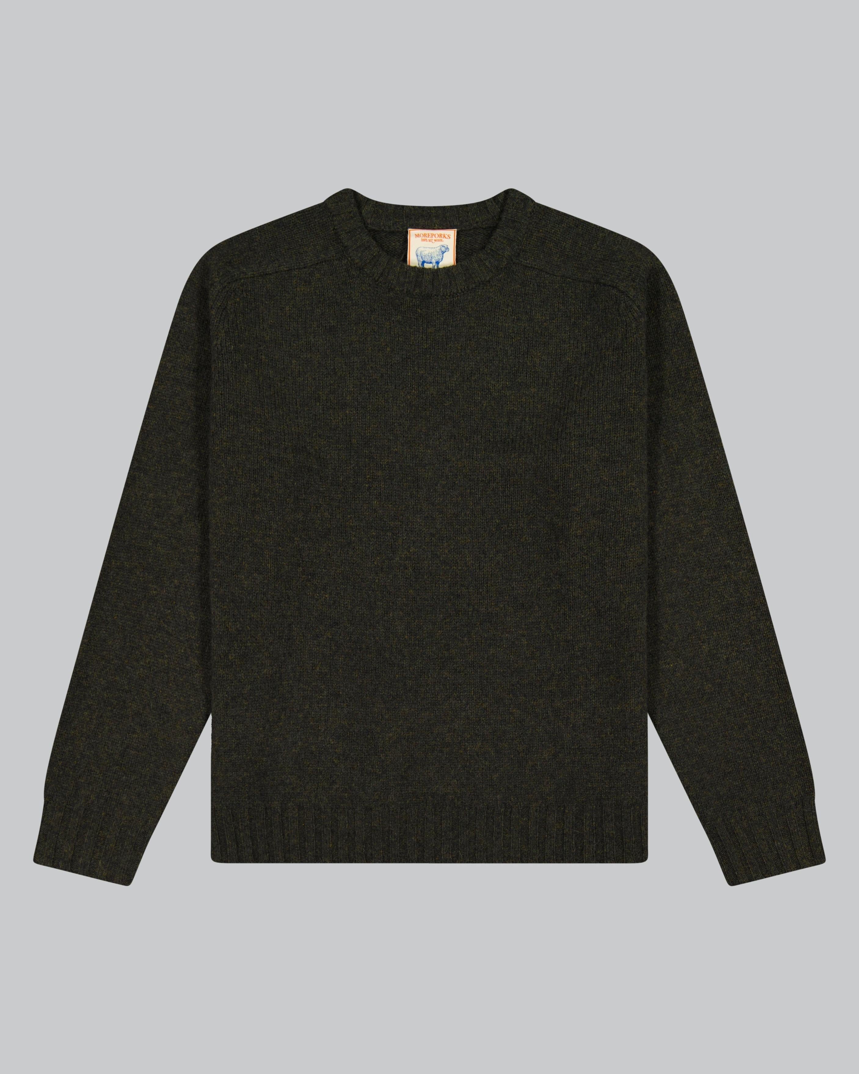 Woollen Knit Sweater - Forest