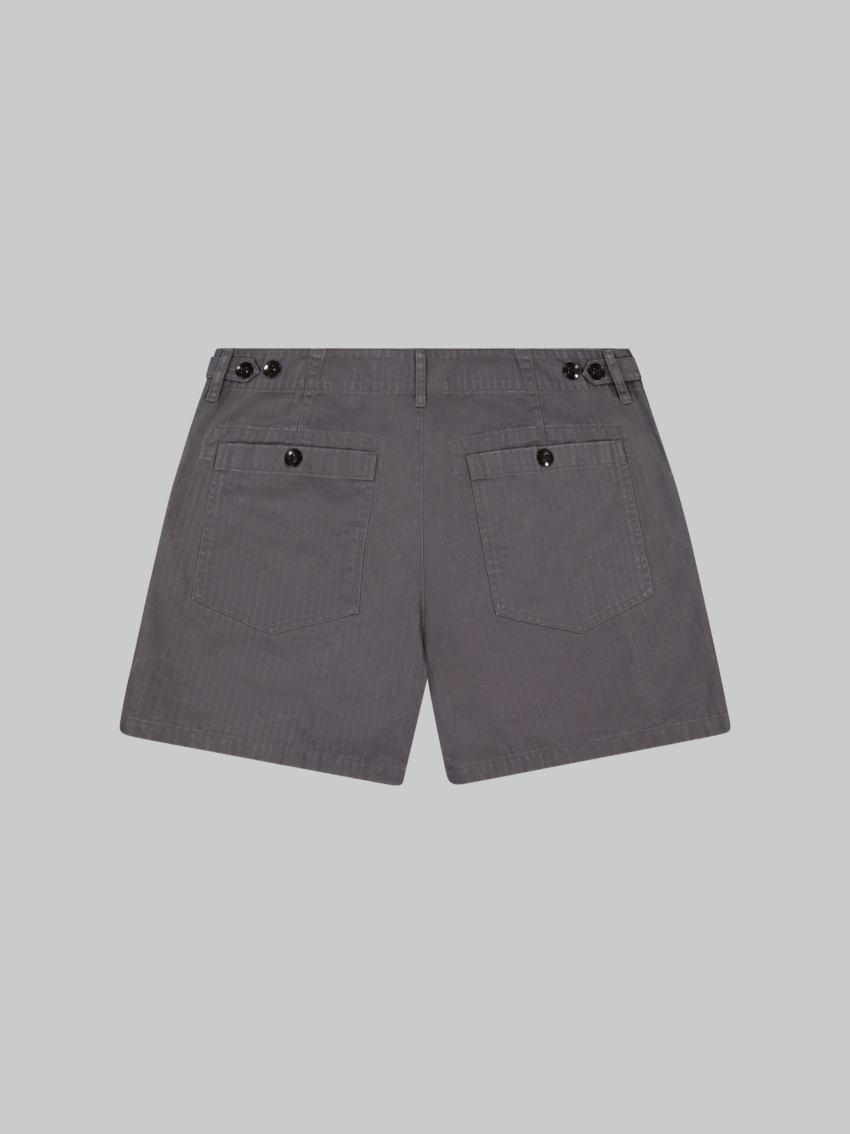 Fatigue Shorts - Charcoal Herringbone