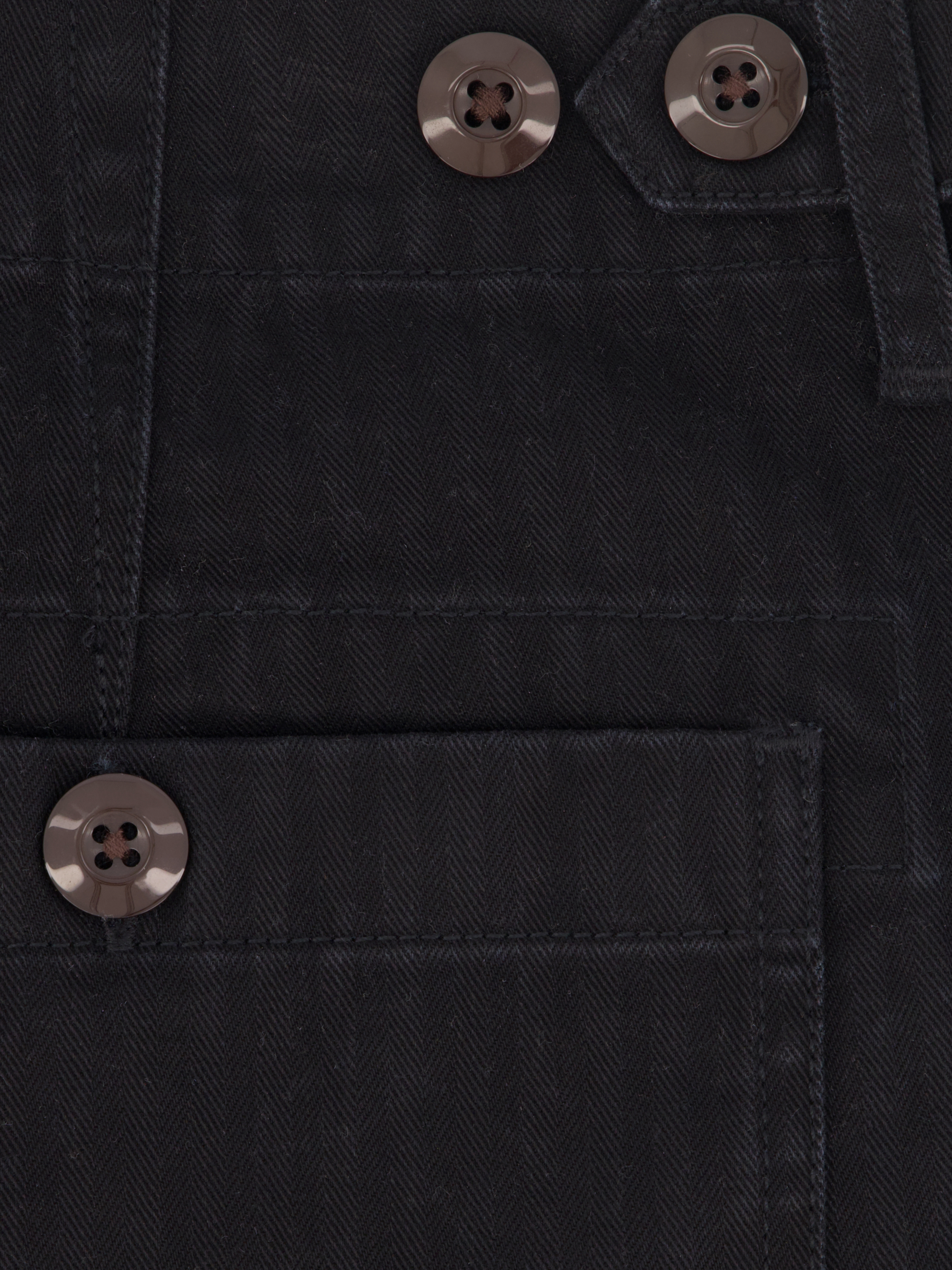 Fatigue Shorts - Black Herringbone