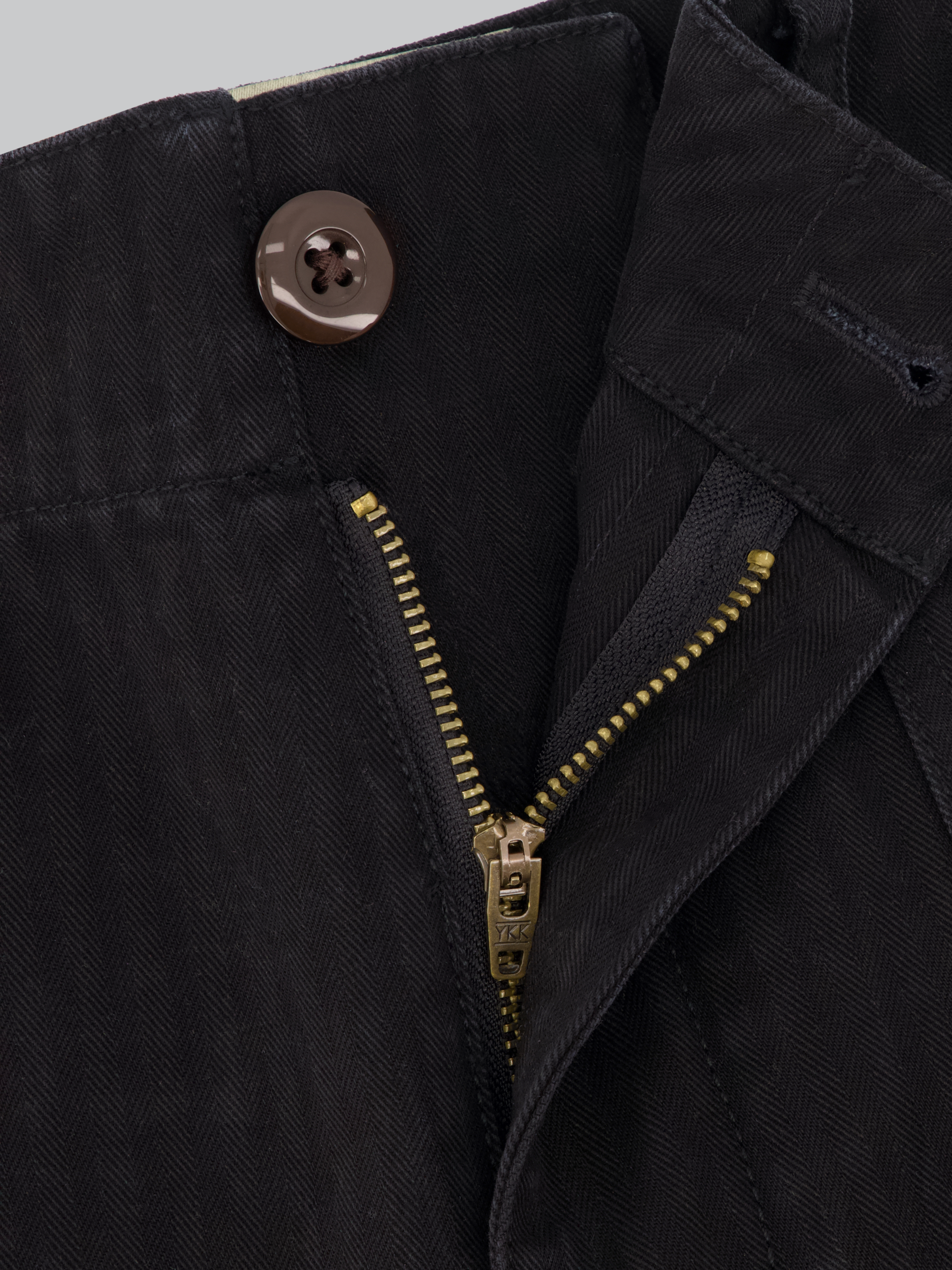 Fatigue Shorts - Black Herringbone