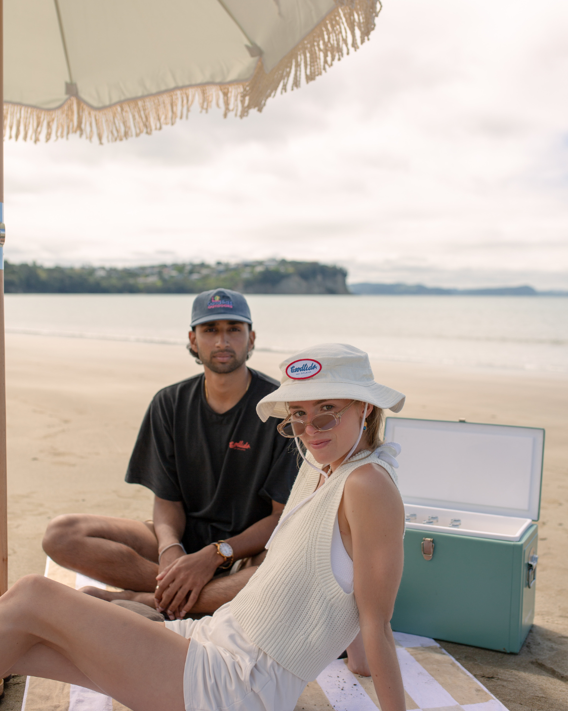 Signature Wide-Brim - White