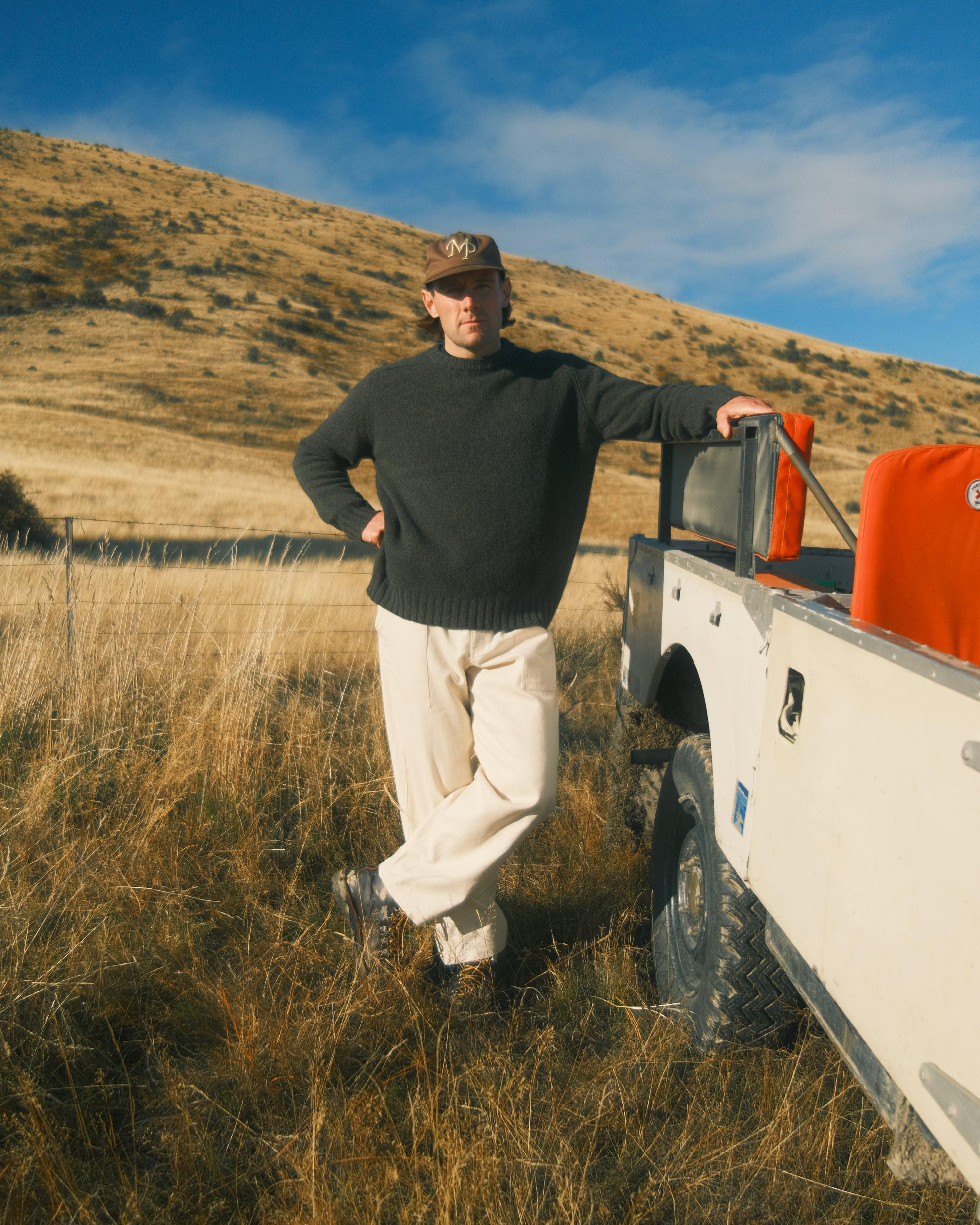 Woollen Knit Sweater - Forest