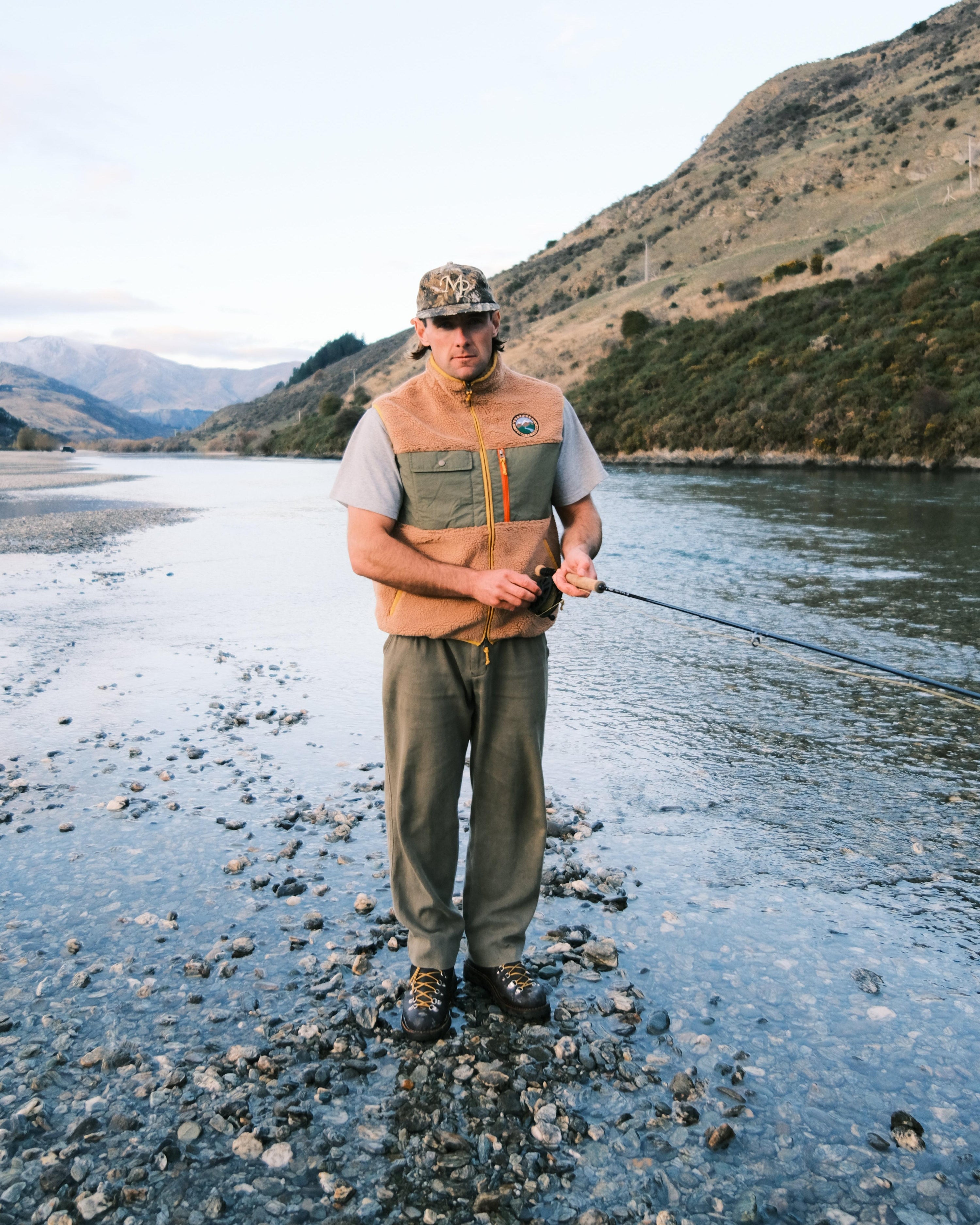 Range Fleece Vest - Tussock