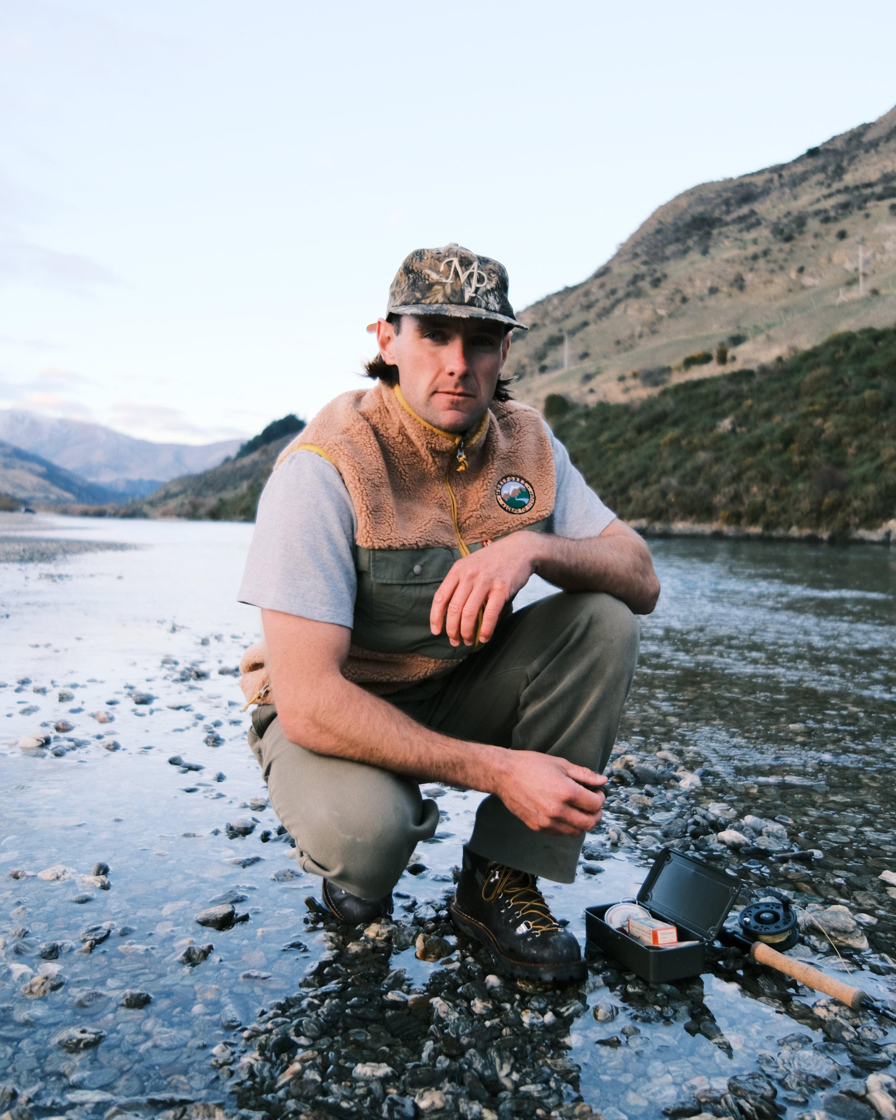 Range Fleece Vest - Tussock