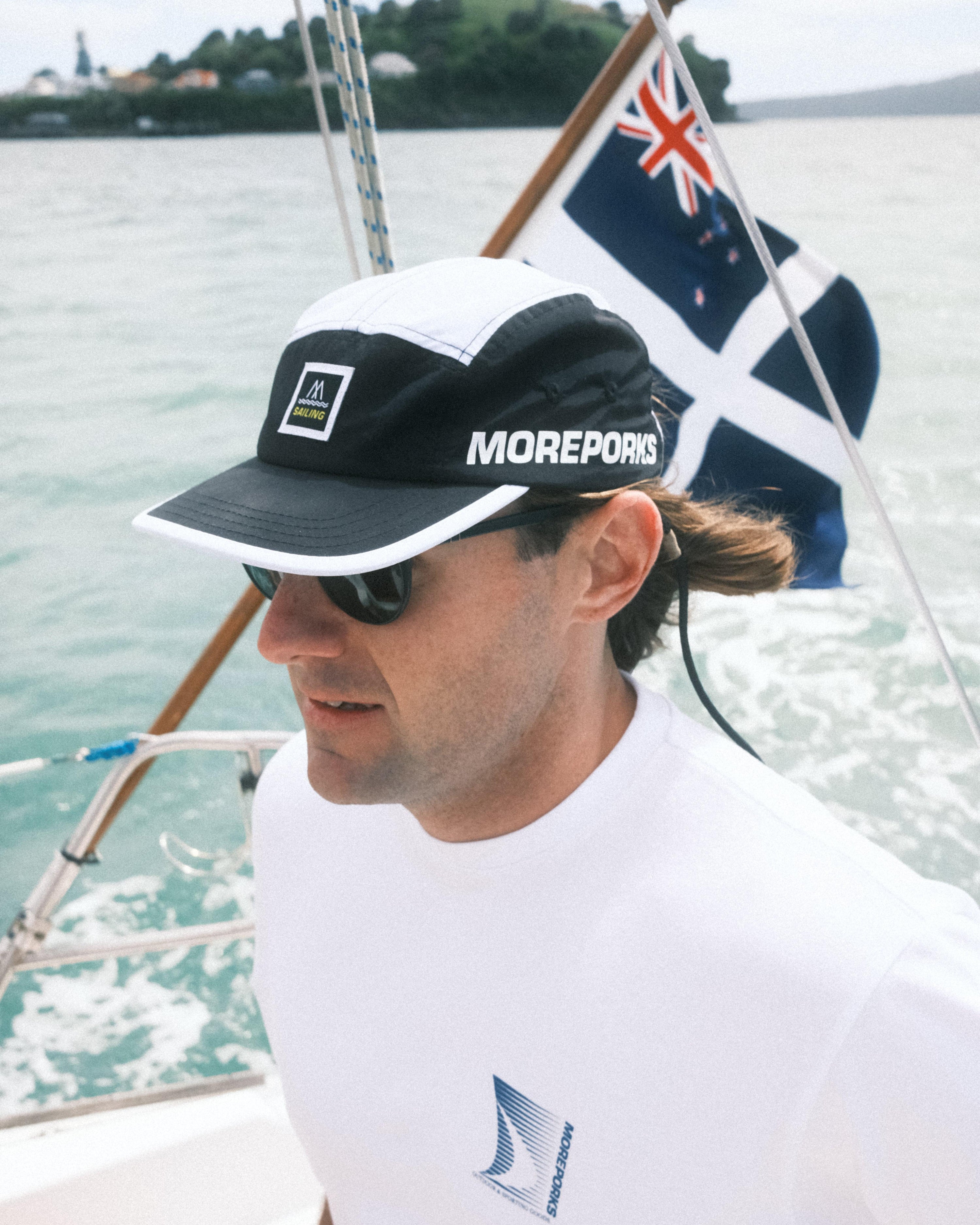 Sailing Five-Panel - Black/White