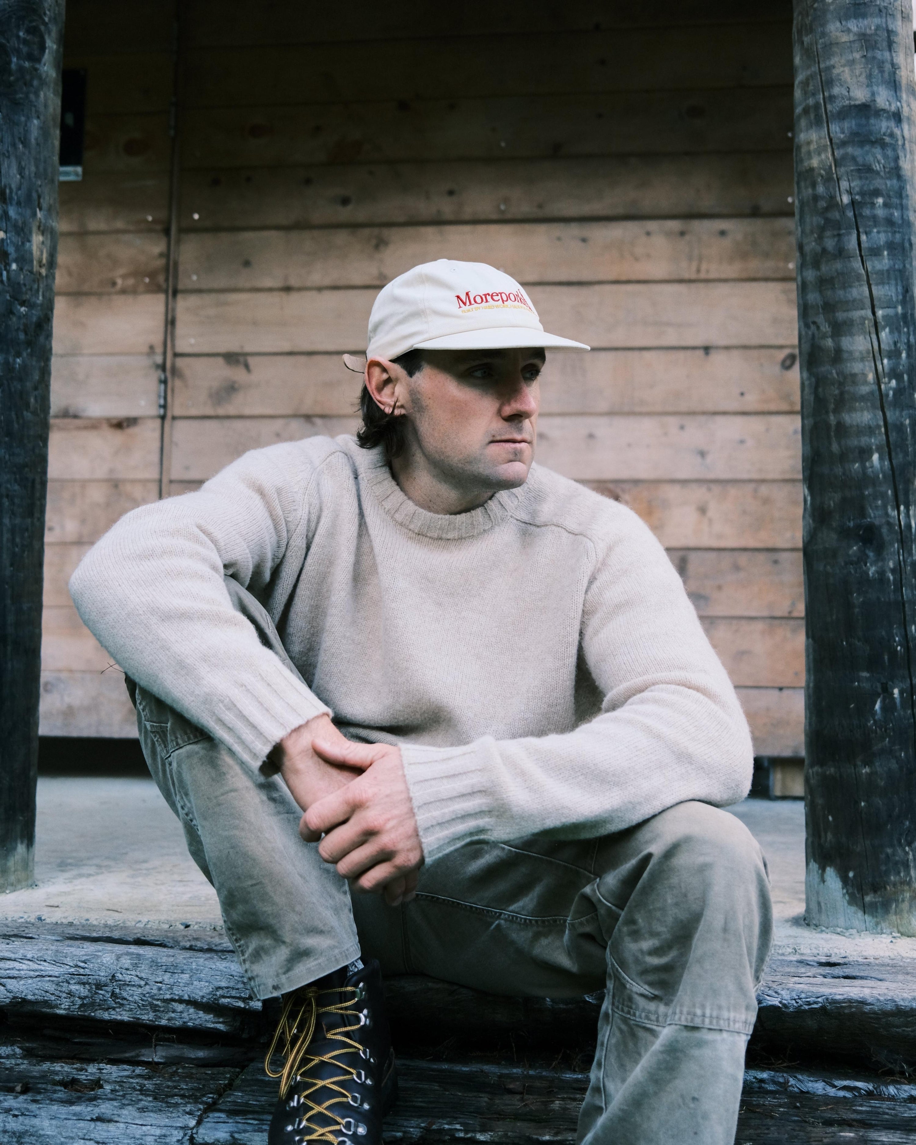 Ascent Six-Panel - Cream