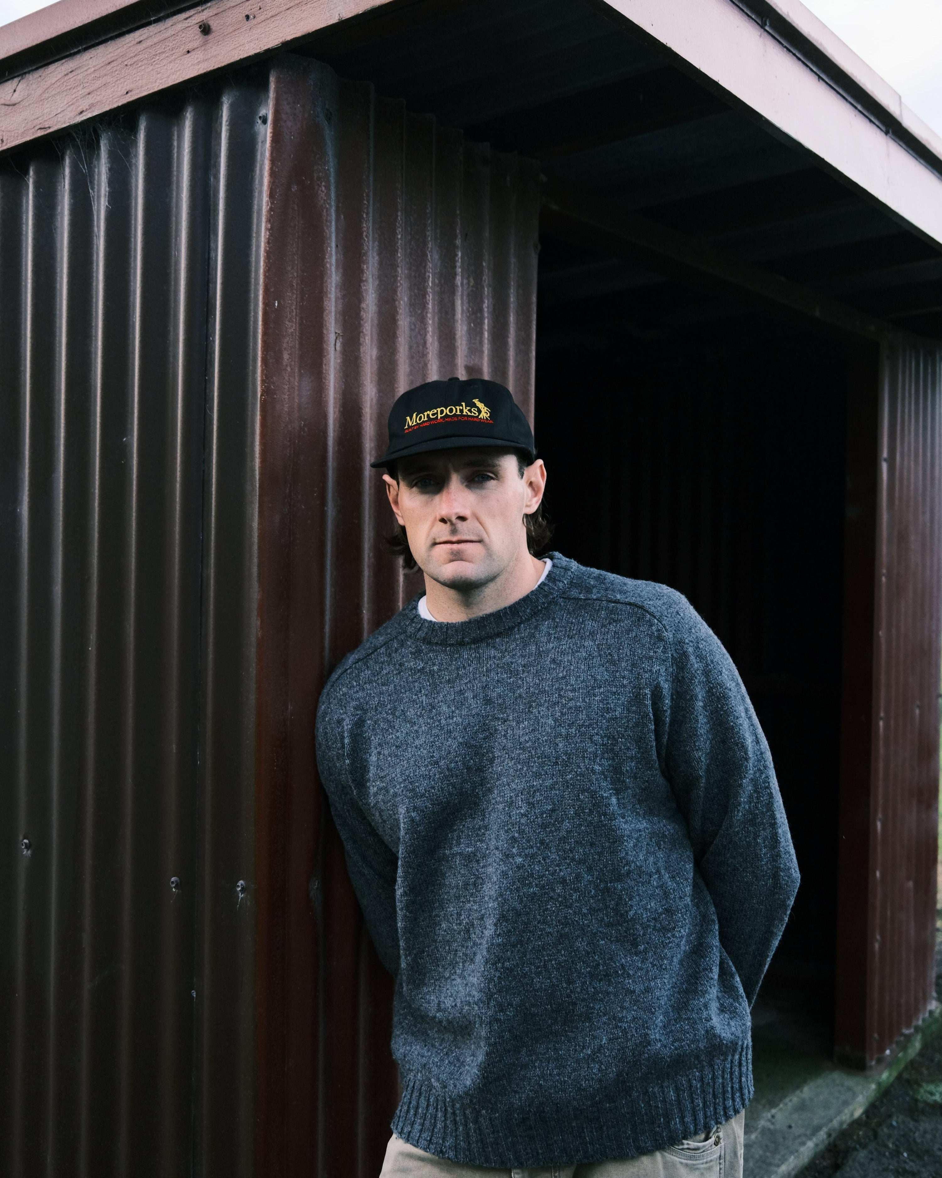 Ascent Six-Panel - Black