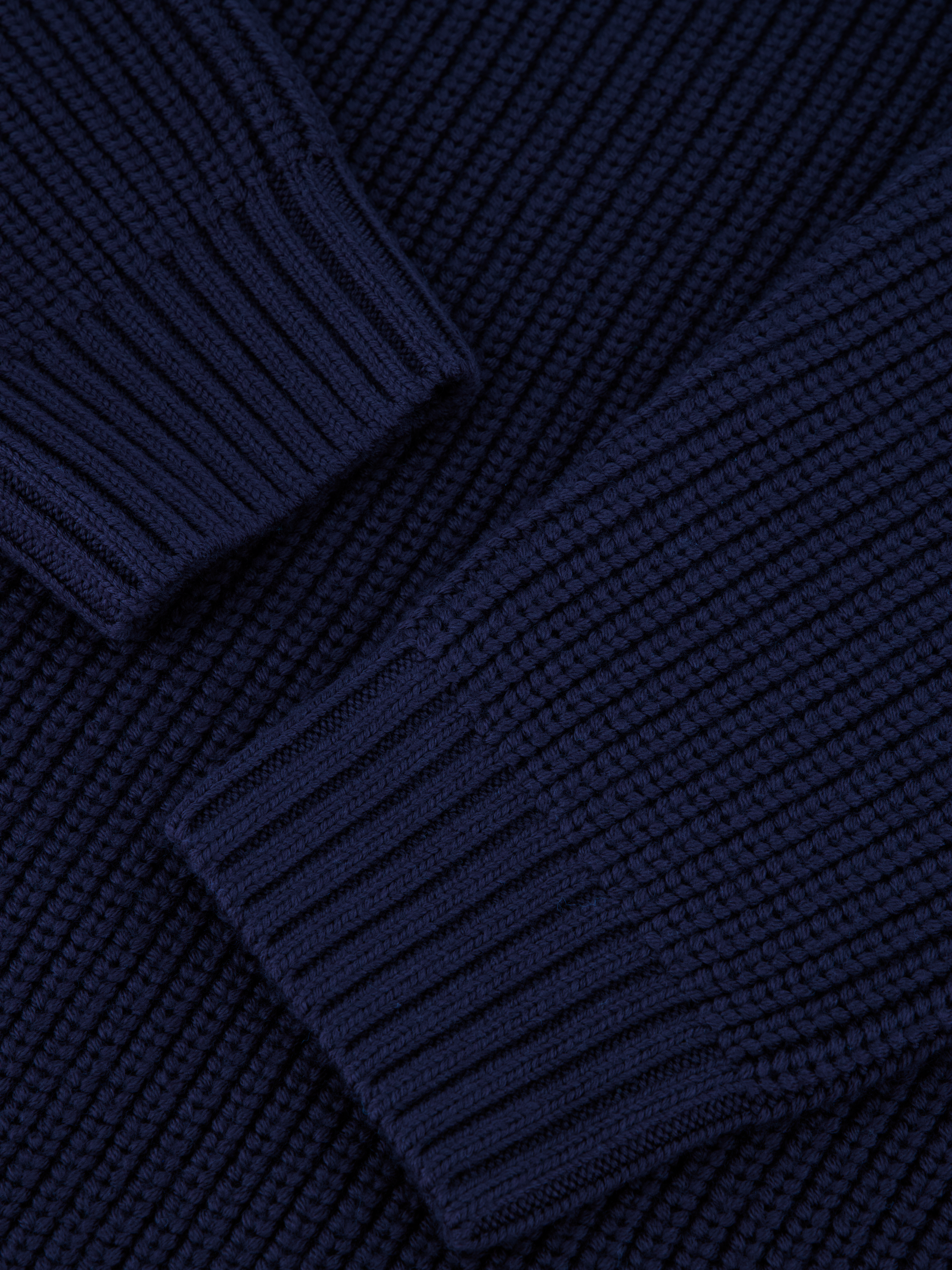 1/4 Zip Sweater - Navy