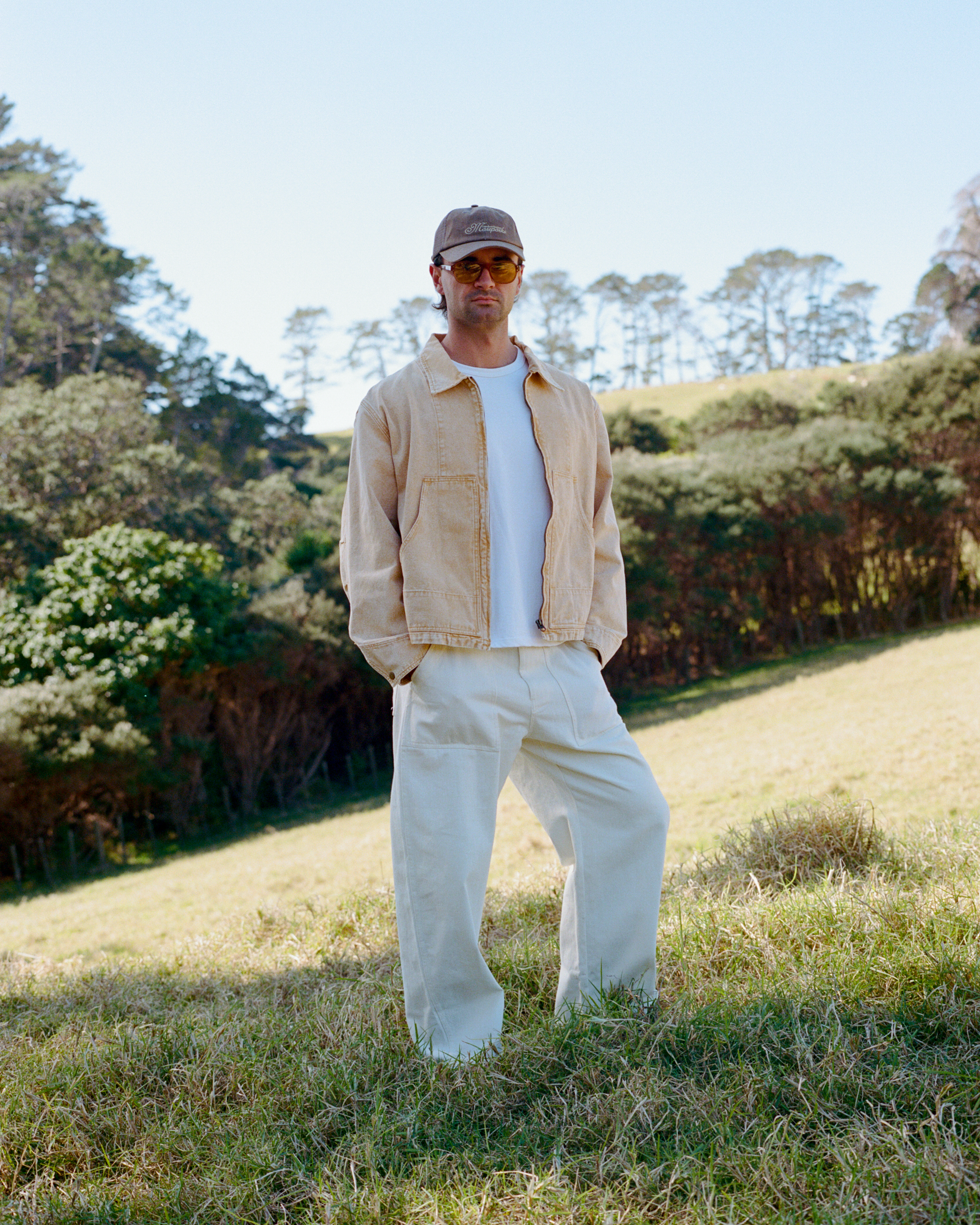 Washed Work Jacket - Yellow